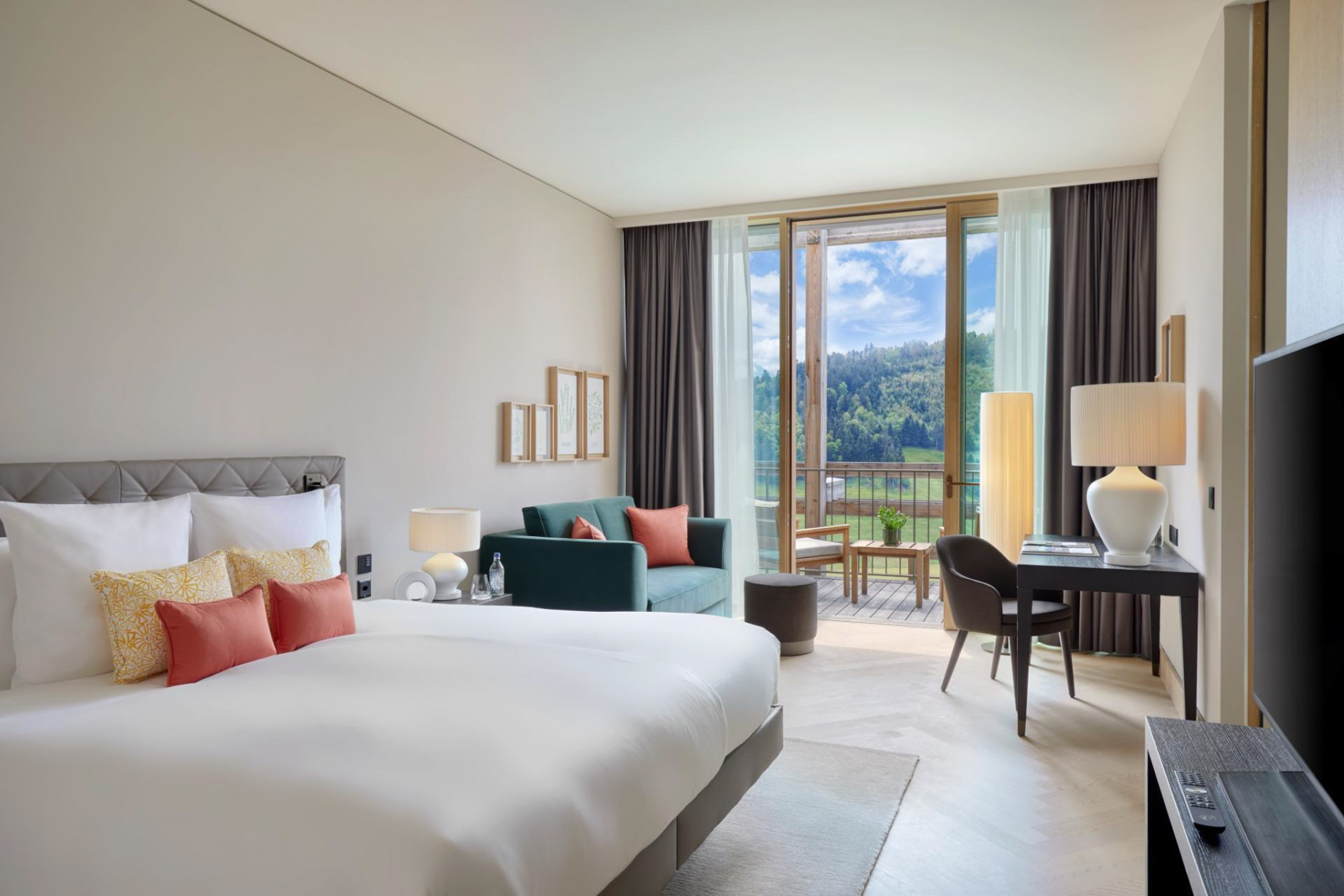 Waldhotel – Burgenstock Hotels & Resort – Obburgen, Switzerland – Deluxe Suite Bedroom