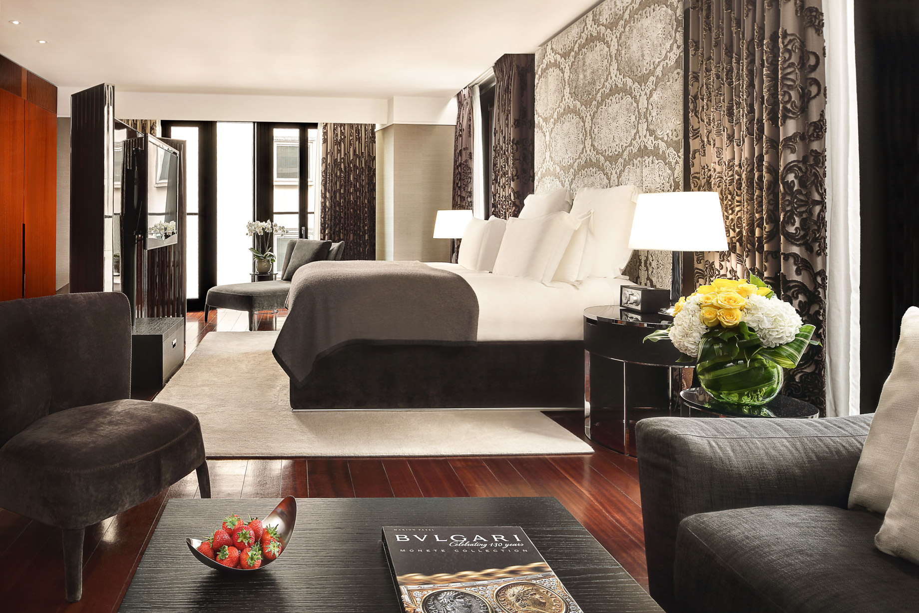 Bvlgari Hotel London – Knightsbridge, London, UK – Studio Suite Bedroom