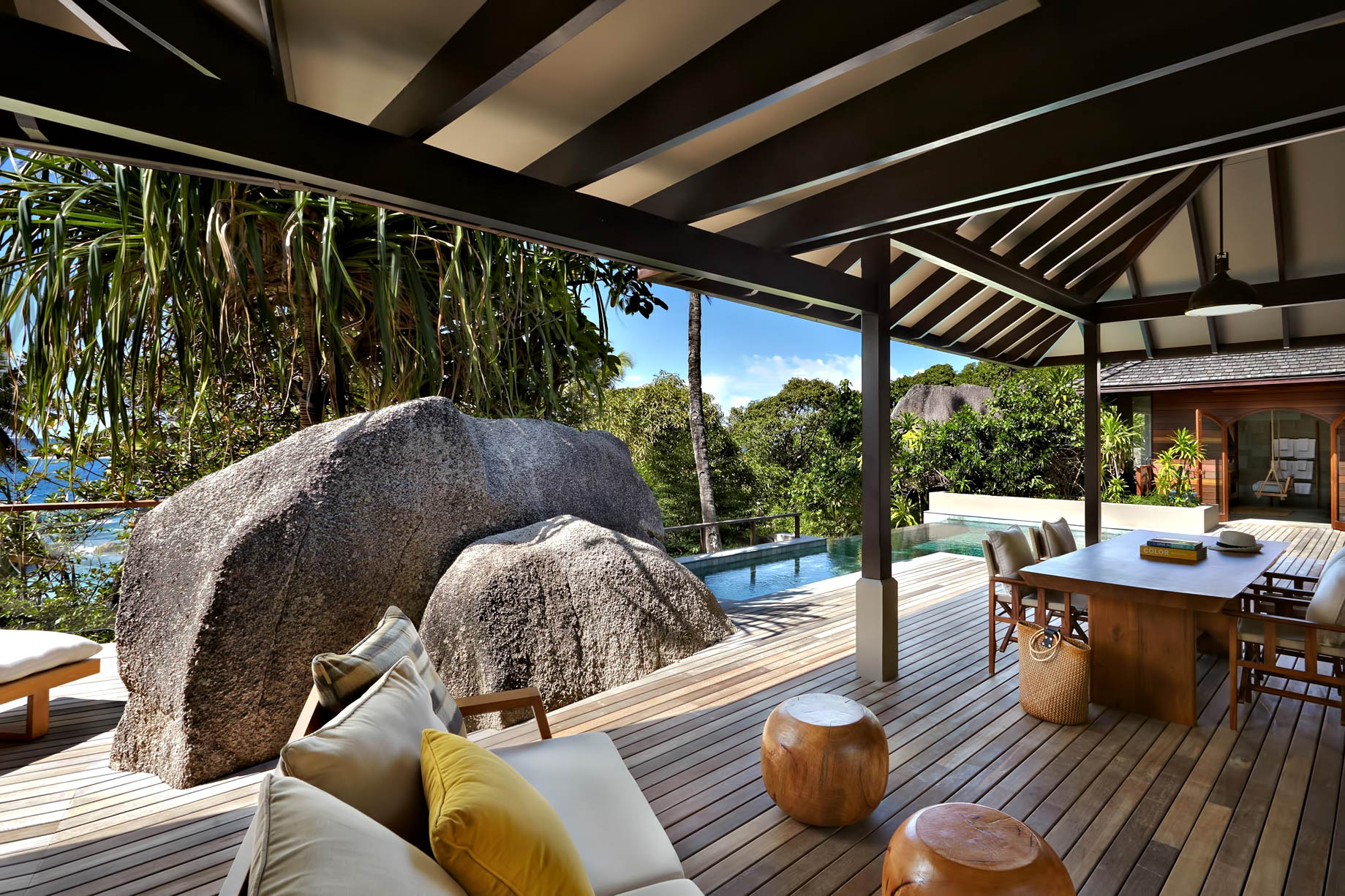 Six Senses Zil Pasyon Resort - Felicite Island, Seychelles - Two Bedroom Pool Villa Deck