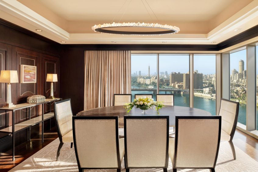 The St. Regis Cairo Hotel - Cairo, Egypt - Royal Suite Dining Room