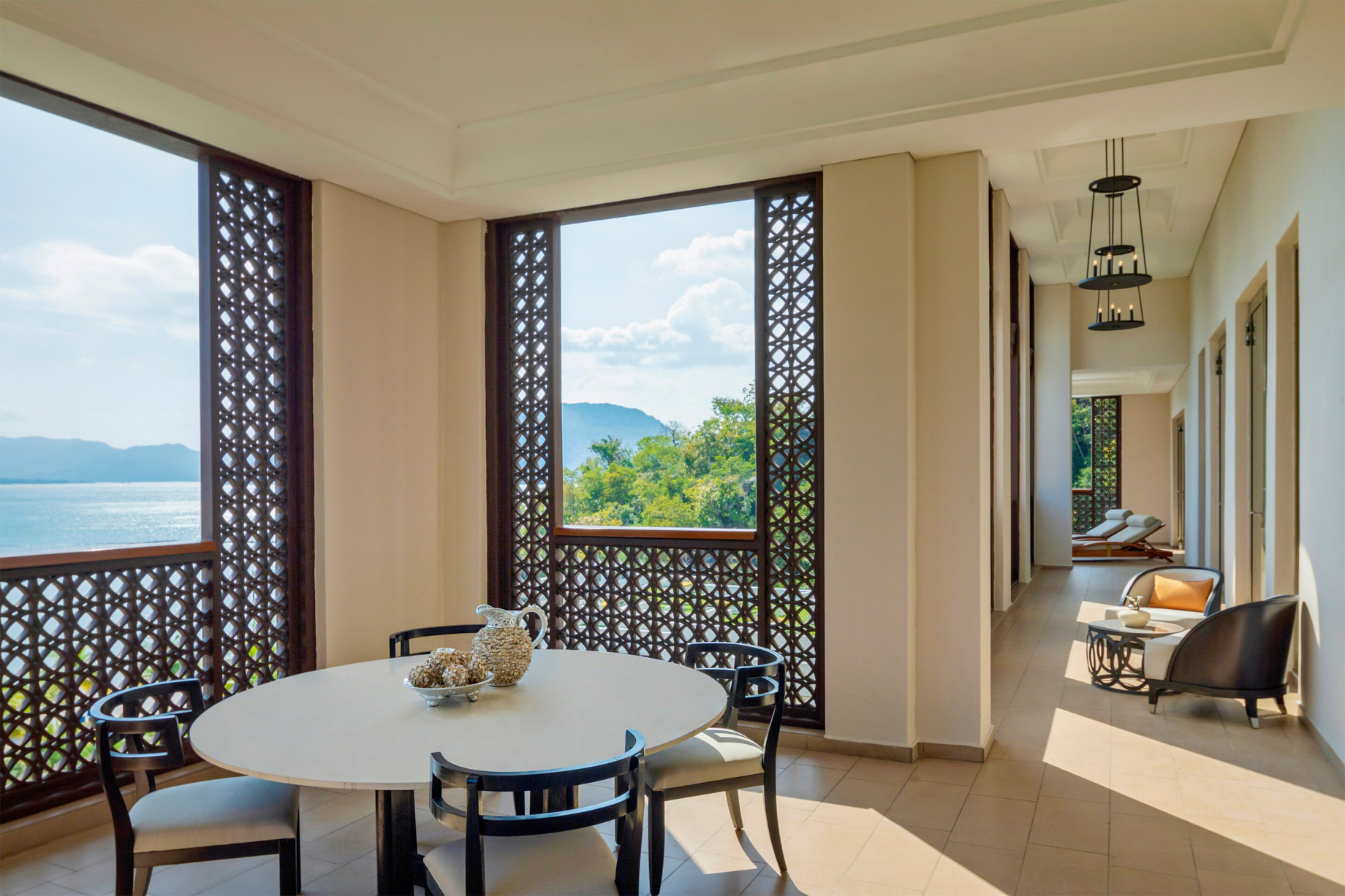 The St. Regis Langkawi Resort – Langkawi, Malaysia – Astor Suite Living Room Balcony
