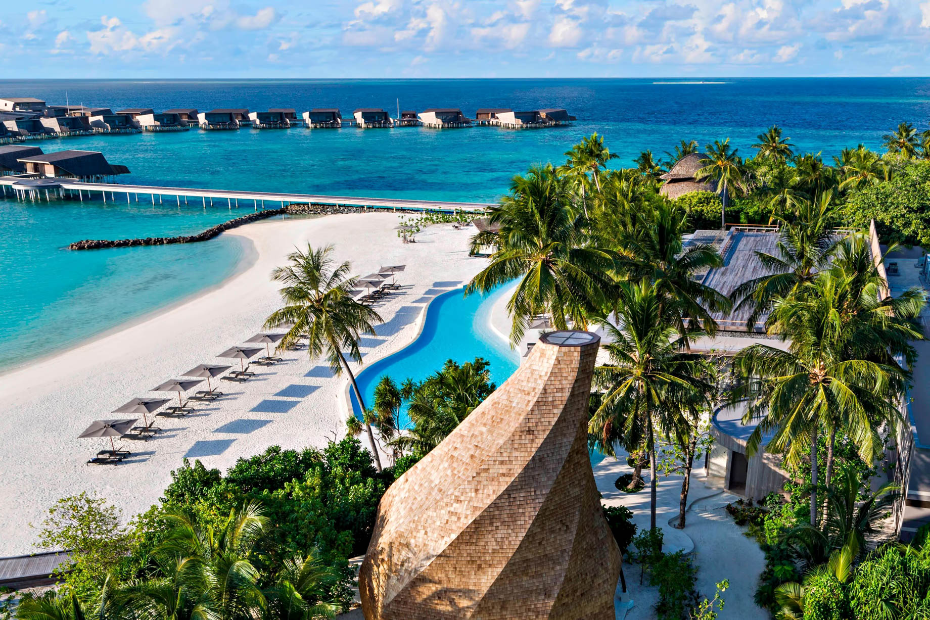 The St. Regis Maldives Vommuli Resort – Dhaalu Atoll, Maldives – Resort View