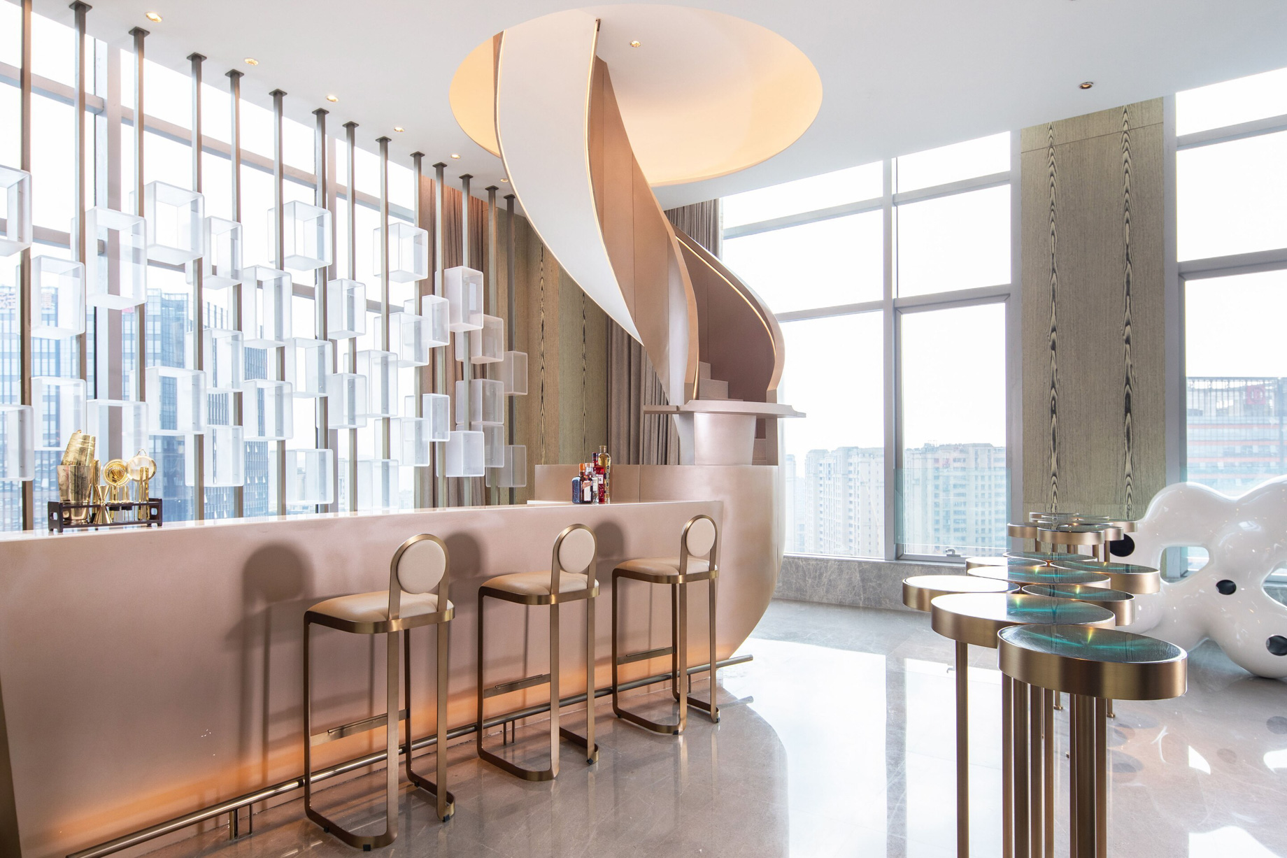 W Chengdu Hotel – Chengdu, China – EWOW Suite Living Area