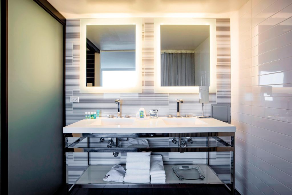 W Chicago Lakeshore Hotel - Chicago, IL, USA - Marvelous Suite Bathroom Vanity