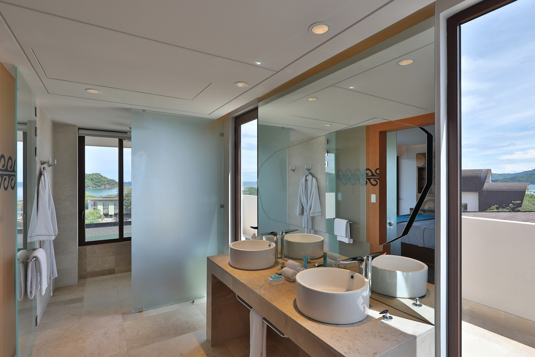 W Costa Rica Reserva Conchal Resort – Costa Rica – Fantastic Ocean View Bathroom