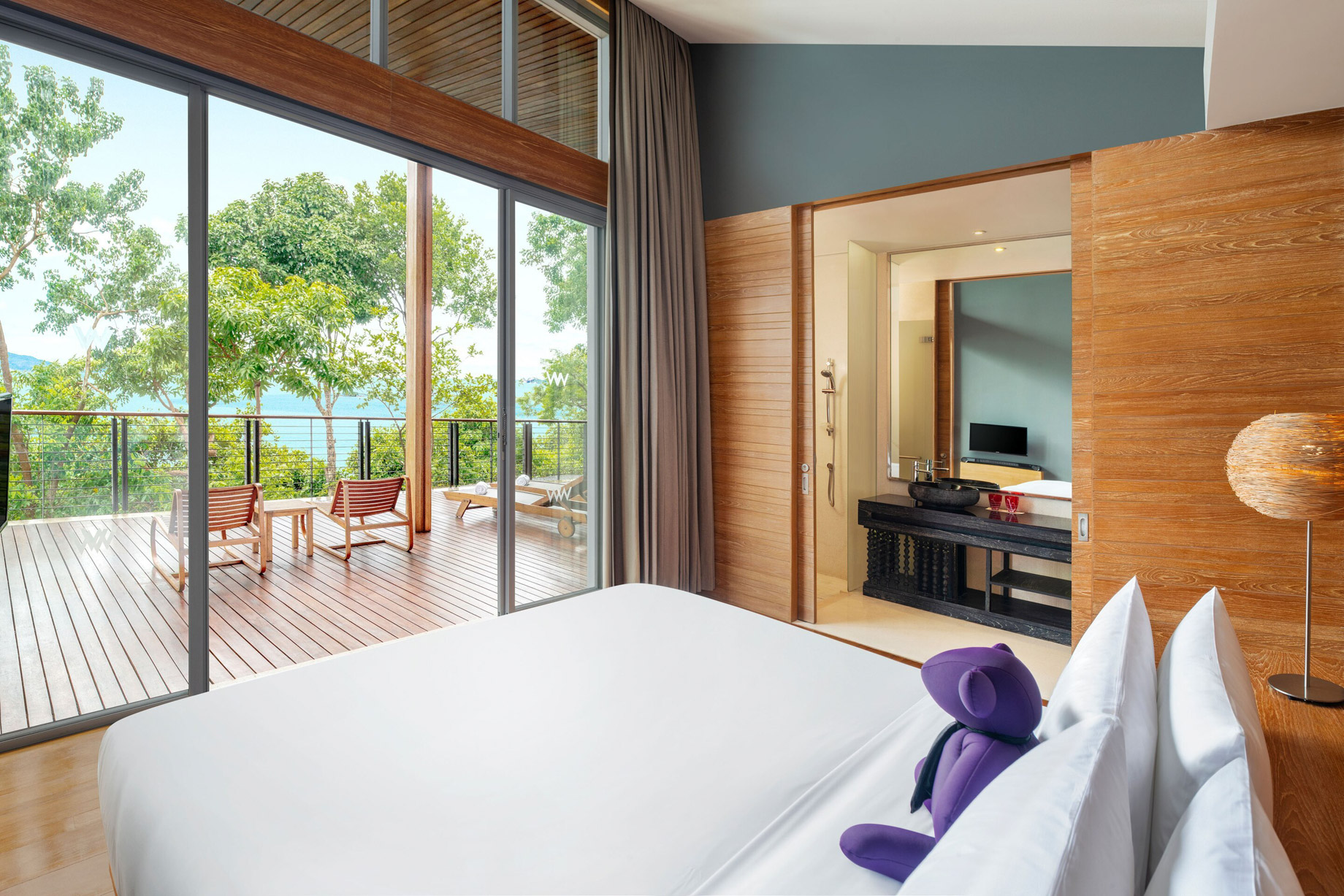 W Koh Samui Resort - Thailand - King Seascape Escape Villa Bedroom