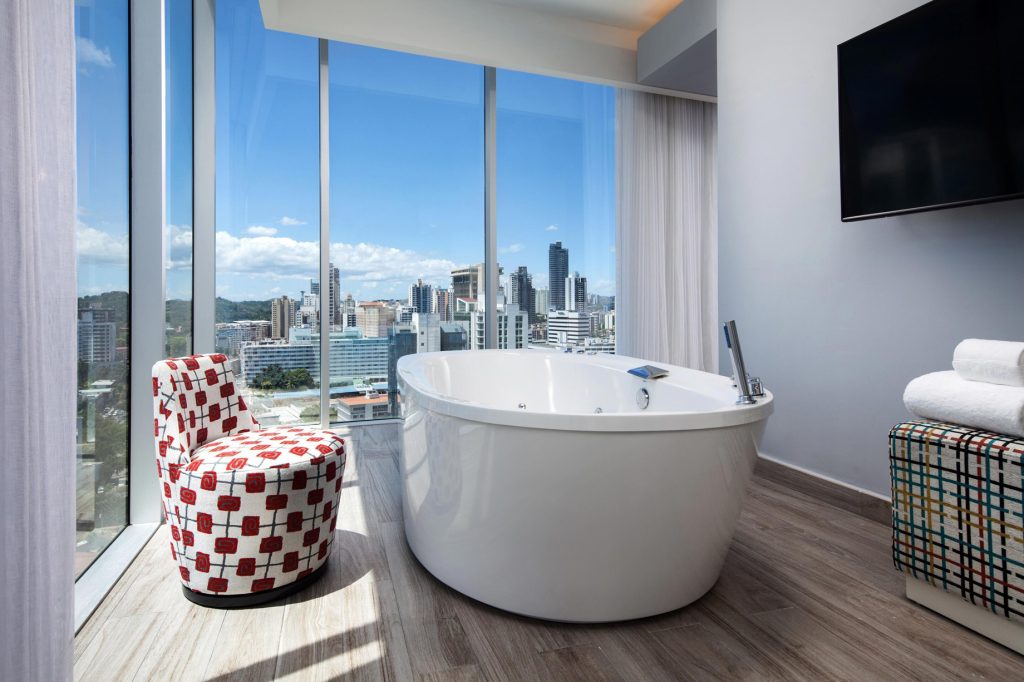 W Panama Hotel - Panama City, Panama - Suite Bathroom Tub