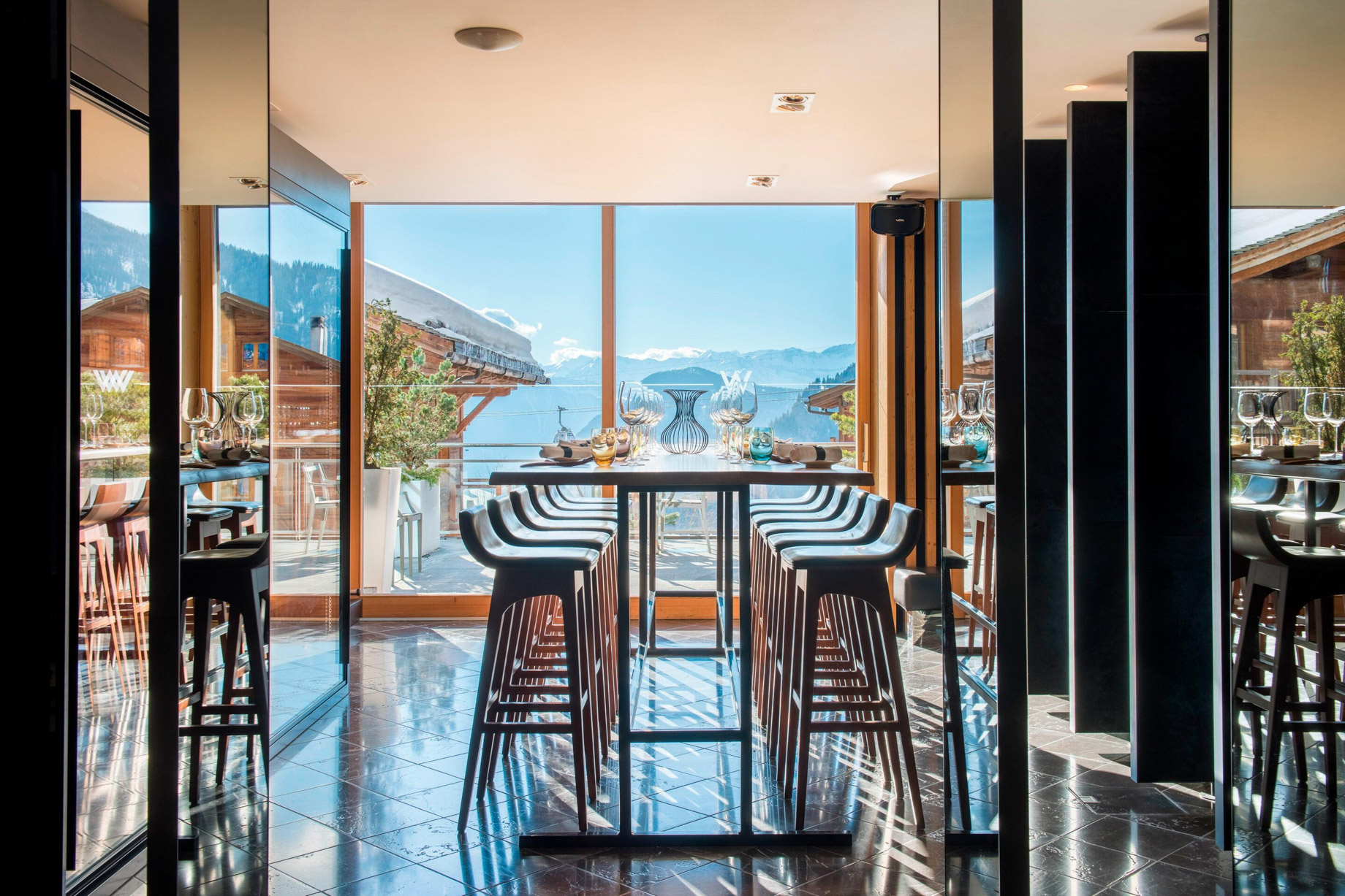 W Verbier Hotel – Verbier, Switzerland – W Kitchen Exterior View