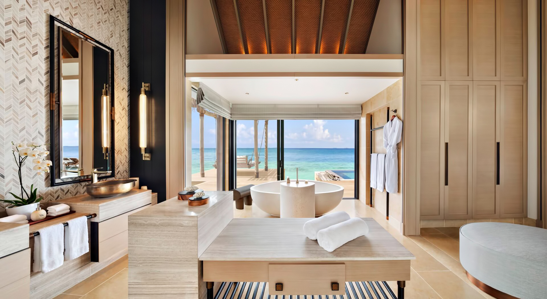 Waldorf Astoria Maldives Ithaafushi Resort - Ithaafushi Island, Maldives - Beach Villa with Pool Master Bedroom