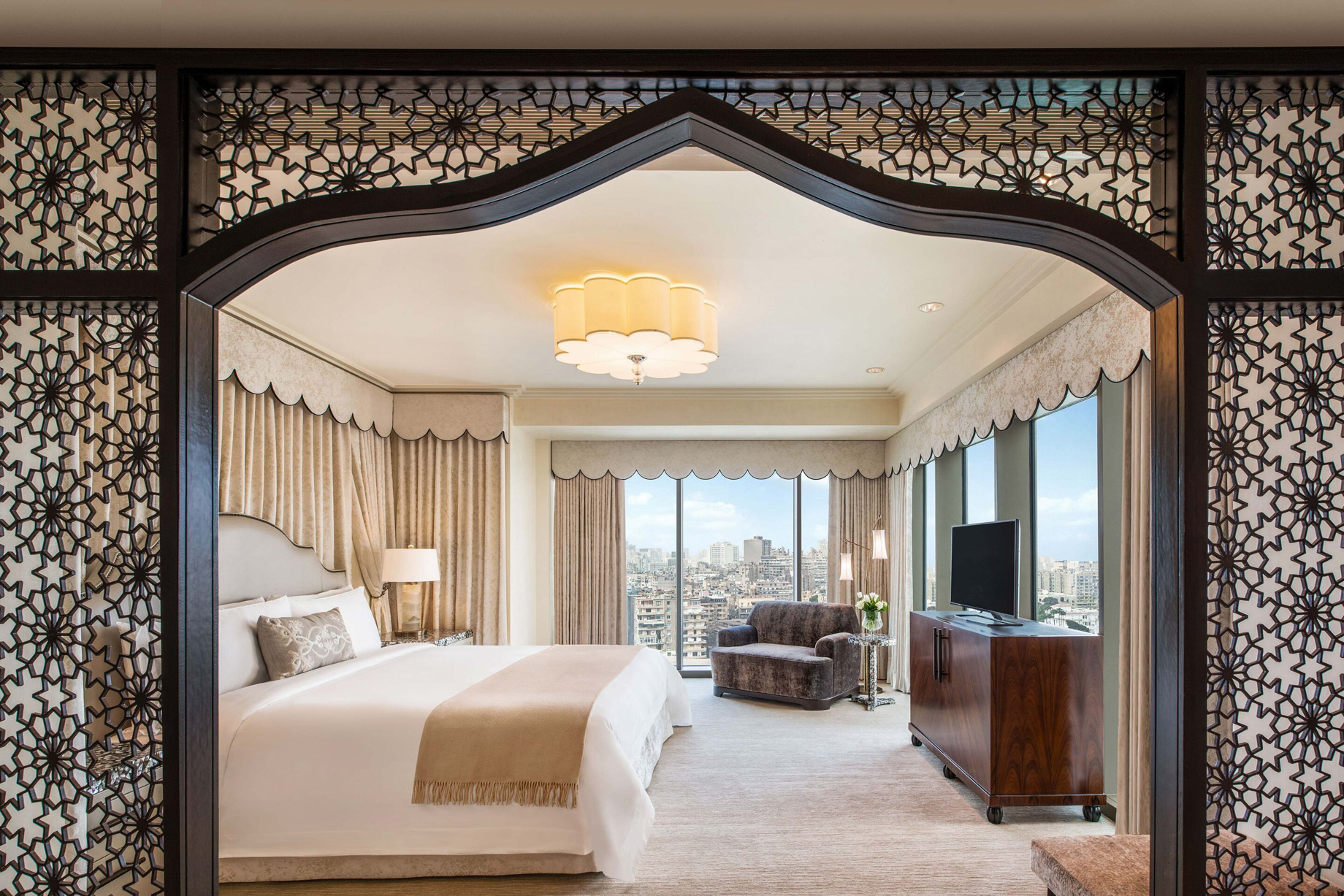 The St. Regis Cairo Hotel – Cairo, Egypt – Royal Suite Master Bedroom
