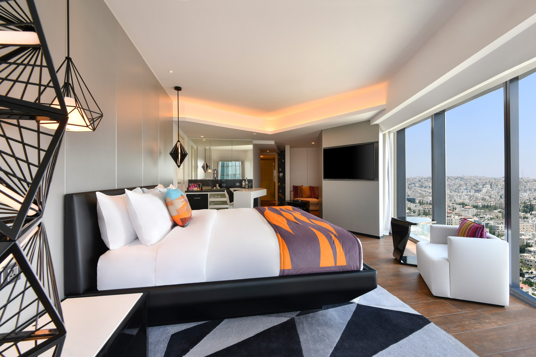 W Amman Hotel - Amman, Jordan - Cool Corner Suite King