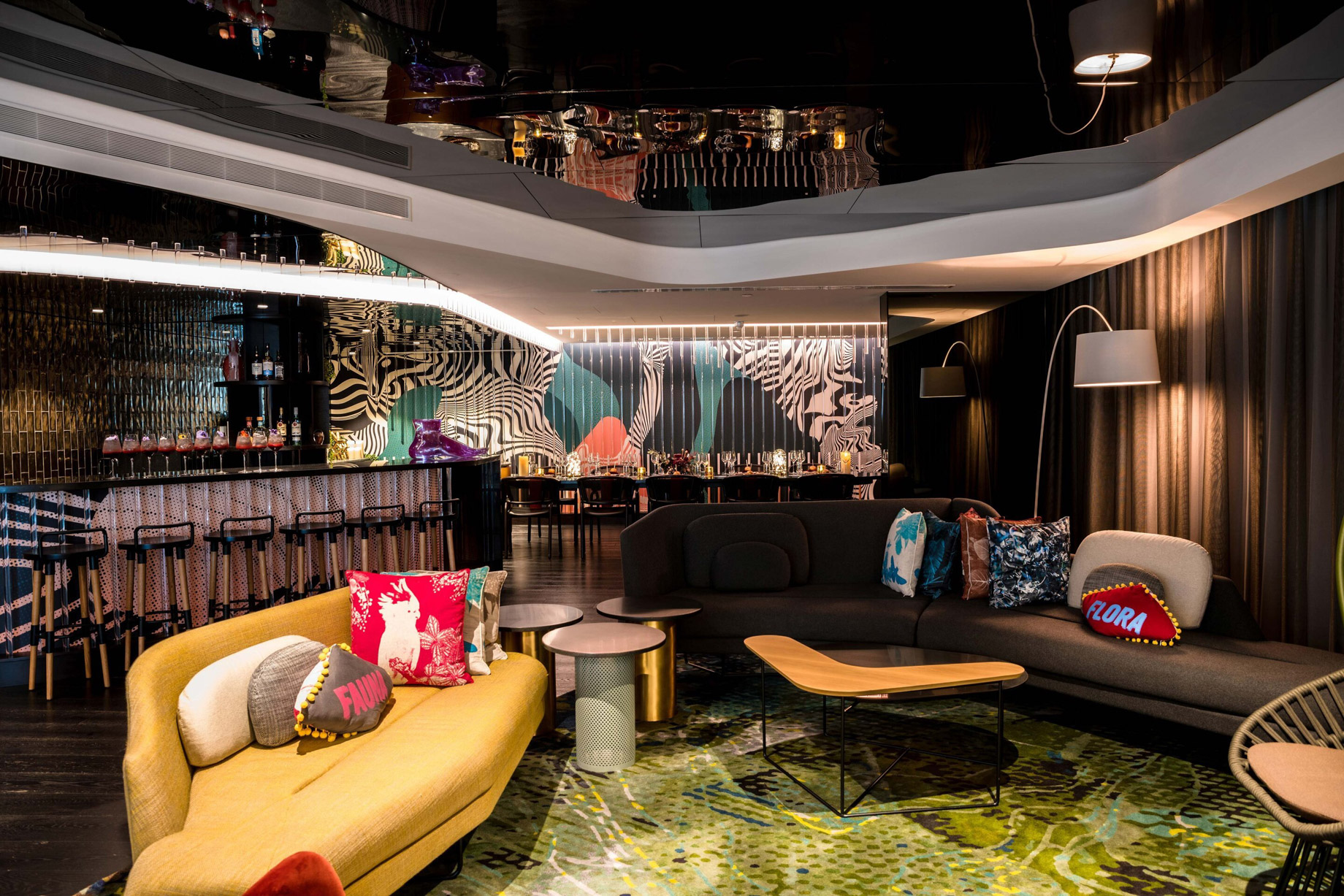 W Brisbane Hotel – Brisbane, Australia – Extreme Wow Suite Once Upon A Suite Time Seating