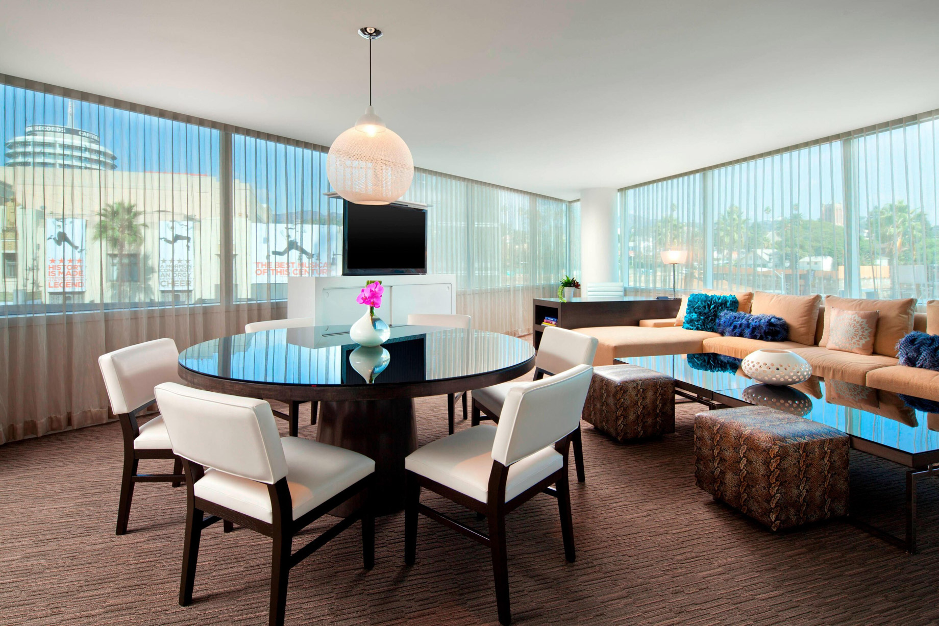 W Hollywood Hotel – Hollywood, CA, USA – Mega Suite Living Area