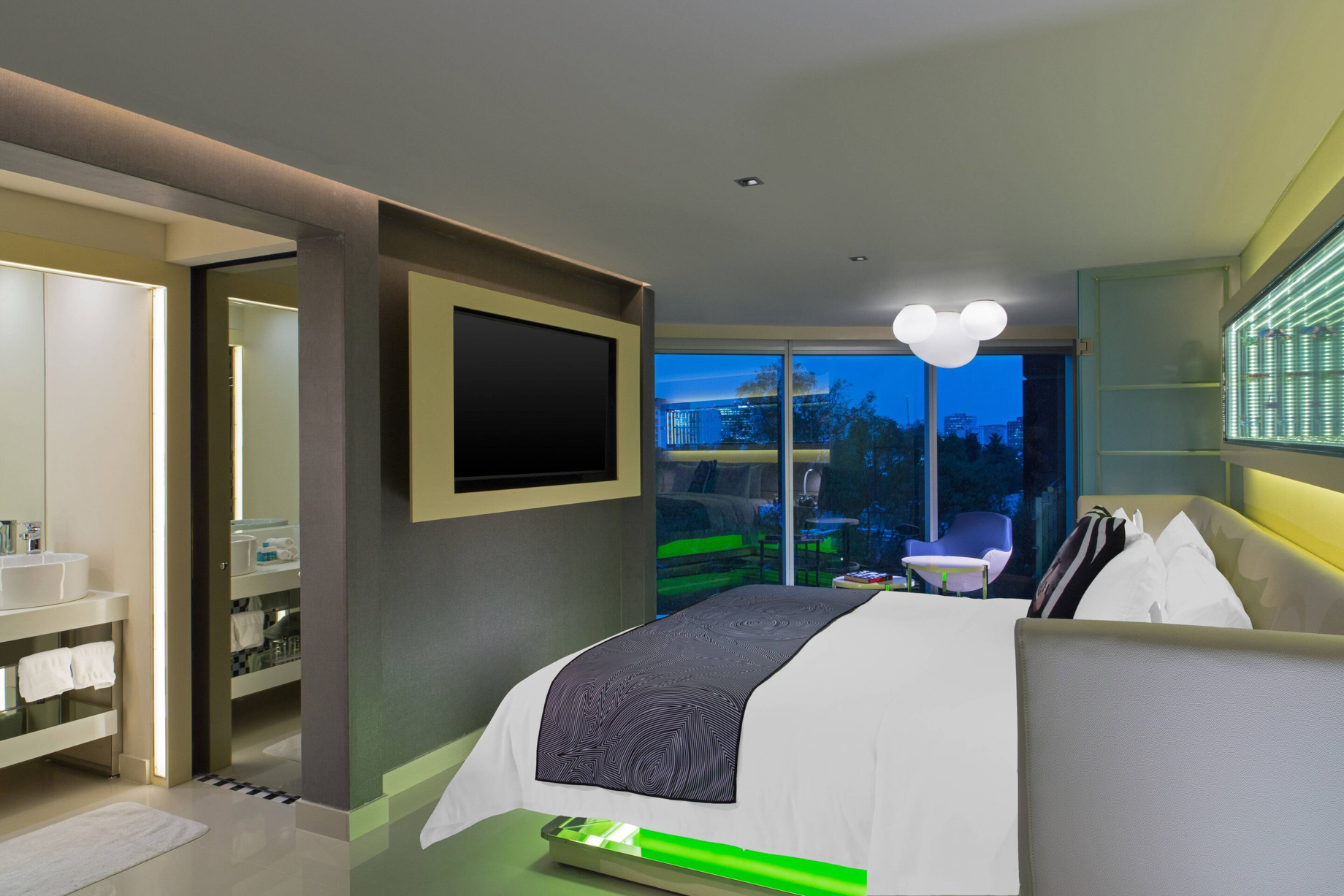 W Mexico City Hotel – Polanco, Mexico City, Mexico – Fantastic Suite Bedroom