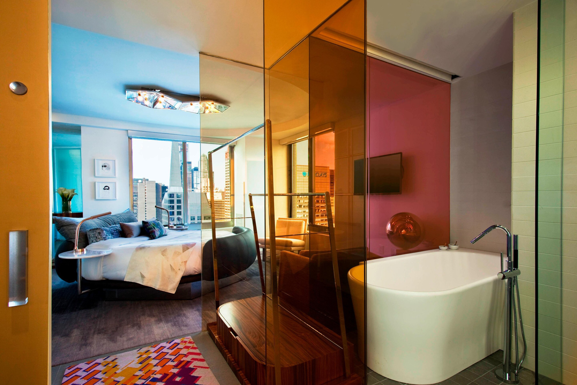 W New York Times Square Hotel – New York, NY, USA – Extreme WOW Suite Bathroom