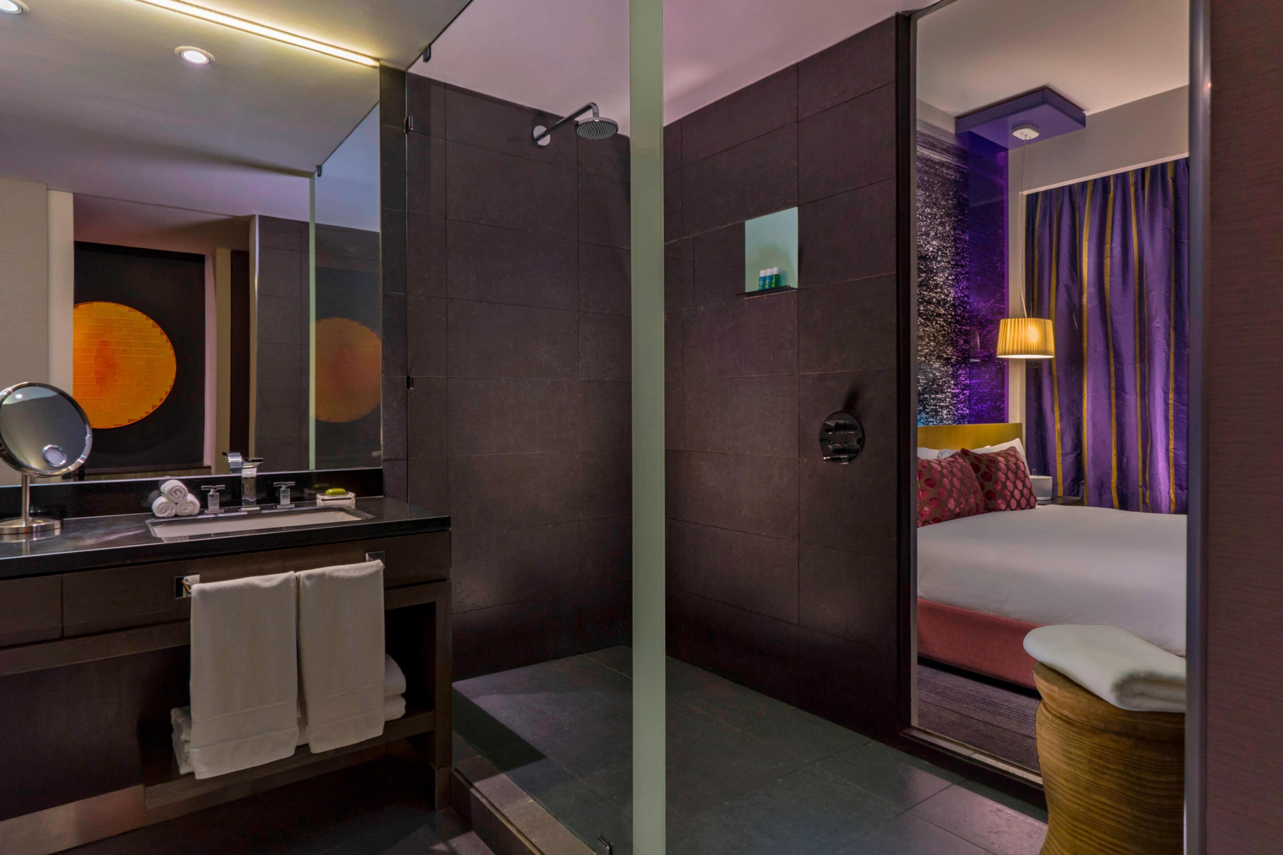W Santiago Hotel – Santiago, Chile – Wonderful Guest Bathroom