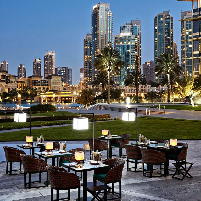 Armani Hotel Dubai – Burj Khalifa, Dubai, UAE – Armani Hashi Terrace