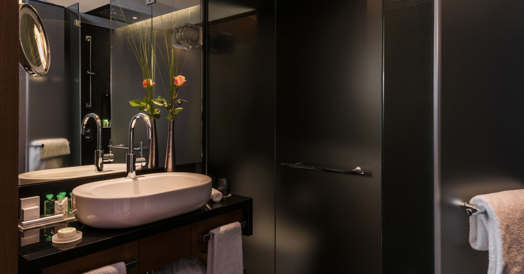 Palace Hotel – Burgenstock Hotels & Resort – Obburgen, Switzerland – Executive Room Lake View Bathroom