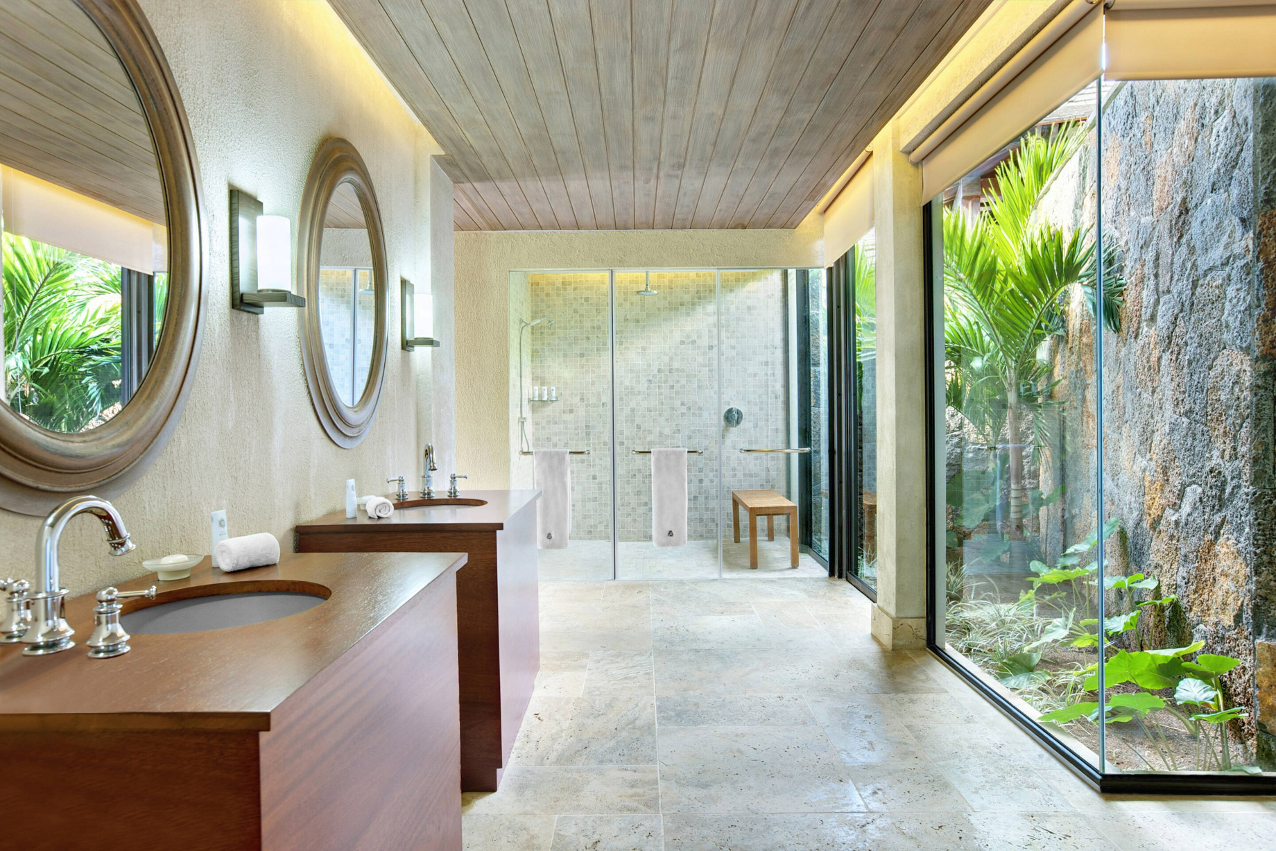 JW Marriott Mauritius Resort Mauritius Villa Bathroom TRAVOH