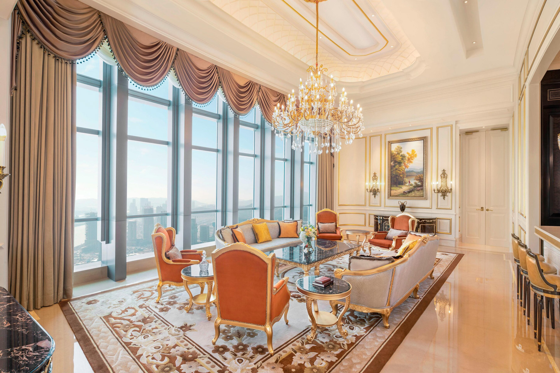 The St. Regis Zhuhai Hotel – Zhuhai, Guangdong, China – Presidential Suite Living Room