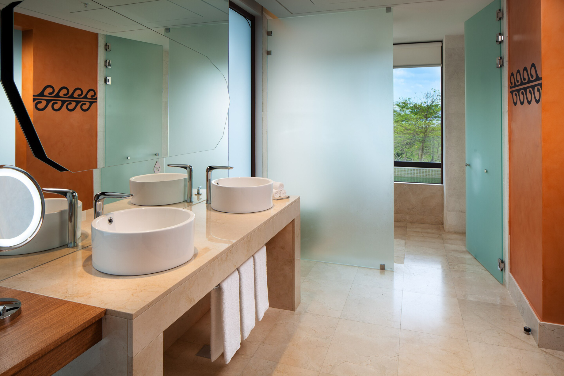 W Costa Rica Reserva Conchal Resort – Costa Rica – Cool Corner Suite Bathroom