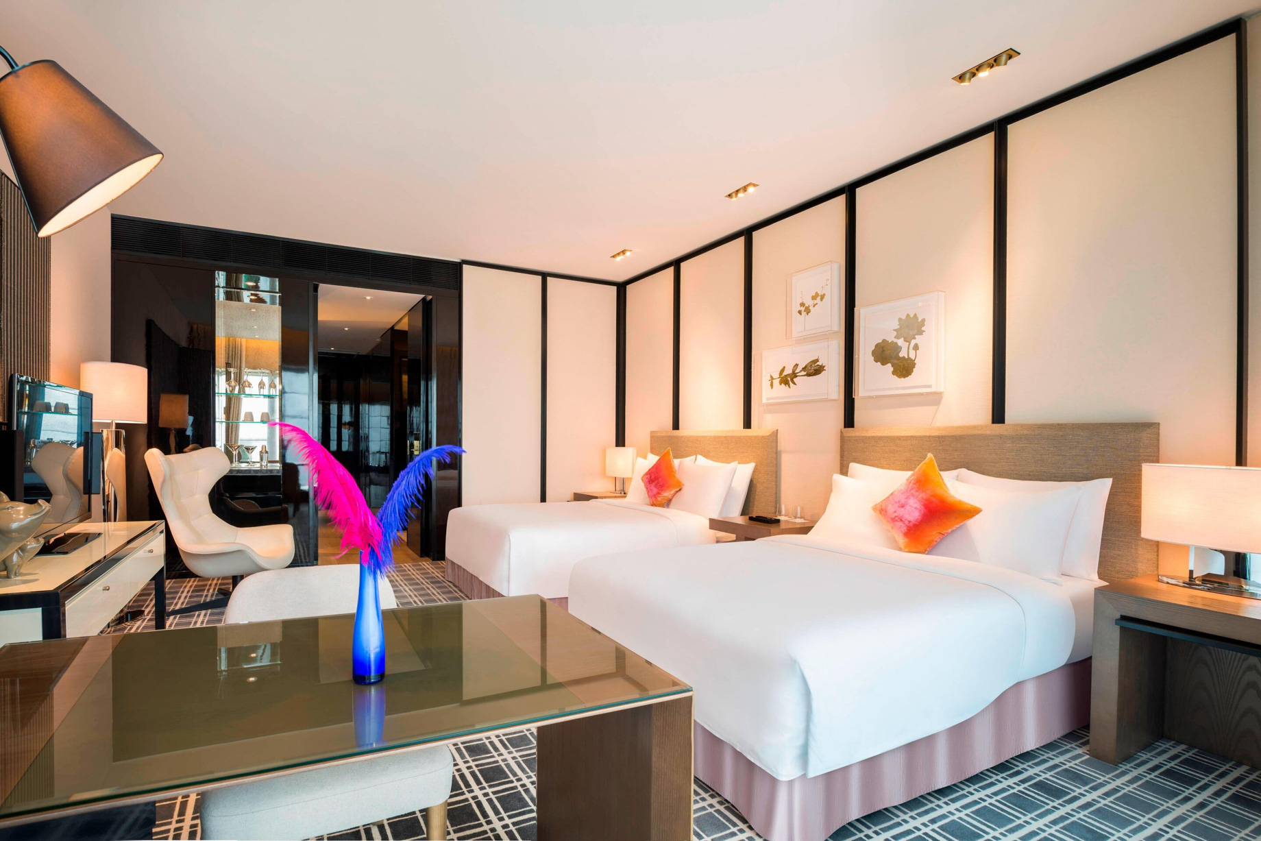 W Guangzhou Hotel – Tianhe District, Guangzhou, China – Twin Guest Bedroom