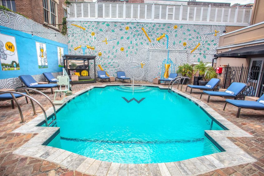 W New Orleans French Quarter Hotel - New Orleans, LA, USA - WET Deck Pool