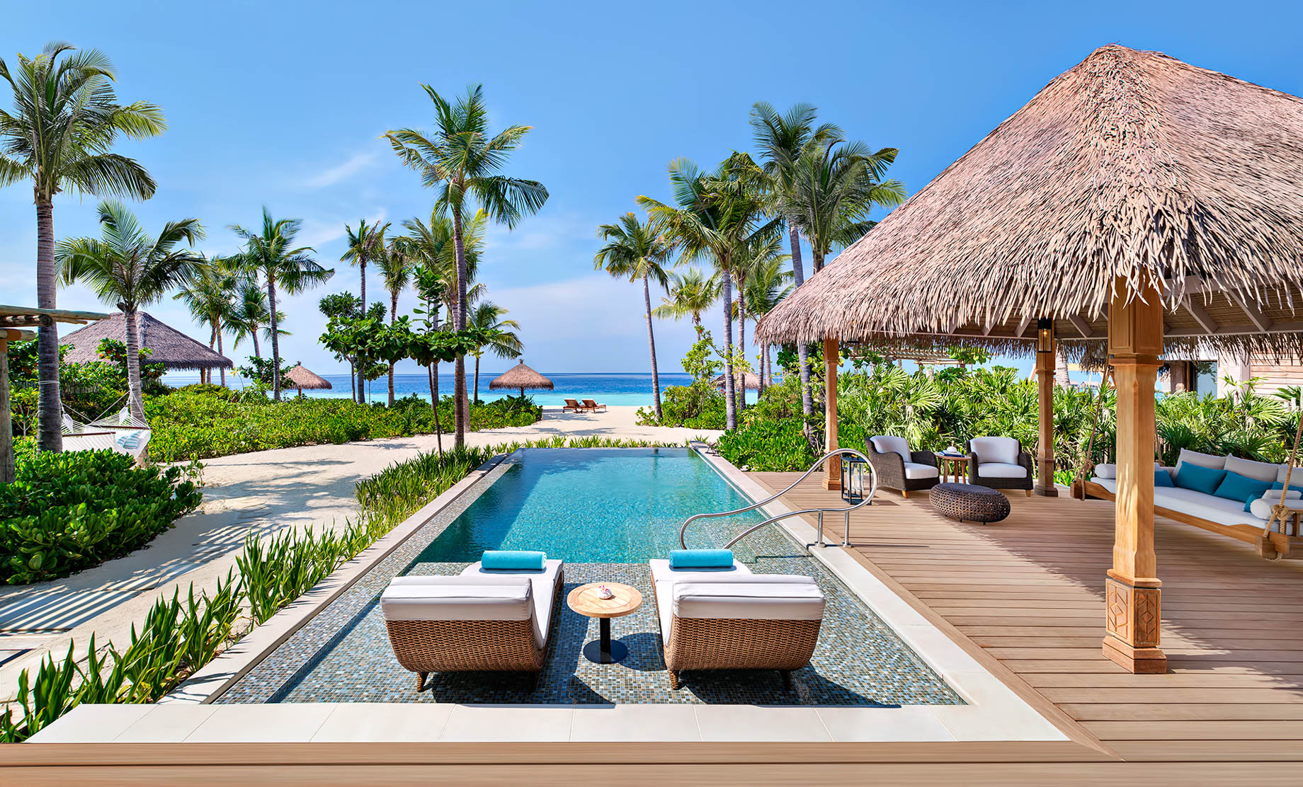 Waldorf Astoria Maldives Ithaafushi Resort - Ithaafushi Island, Maldives - Beach Villa Pool Deck