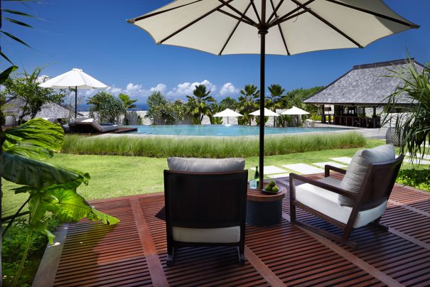 Bvlgari Resort Bali - Uluwatu, Bali, Indonesia - The Mansions Courtyard and Pool Area