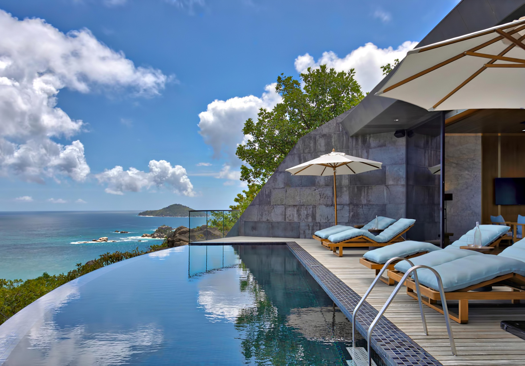 Six Senses Zil Pasyon Resort – Felicite Island, Seychelles – Three Bedroom Residence Deck
