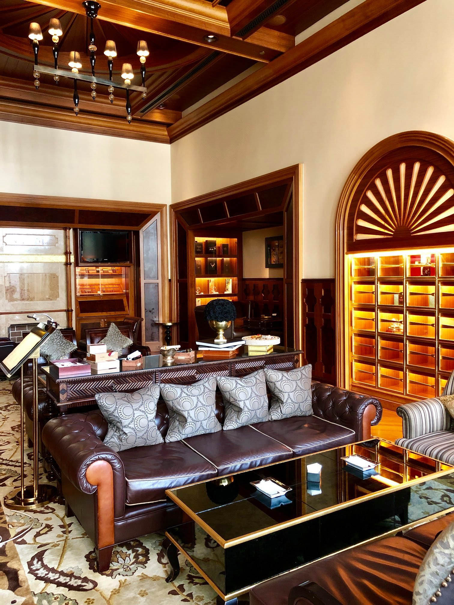 The St. Regis Abu Dhabi Hotel – Abu Dhabi, United Arab Emirates – St. Regis Bar Cigar Lounge
