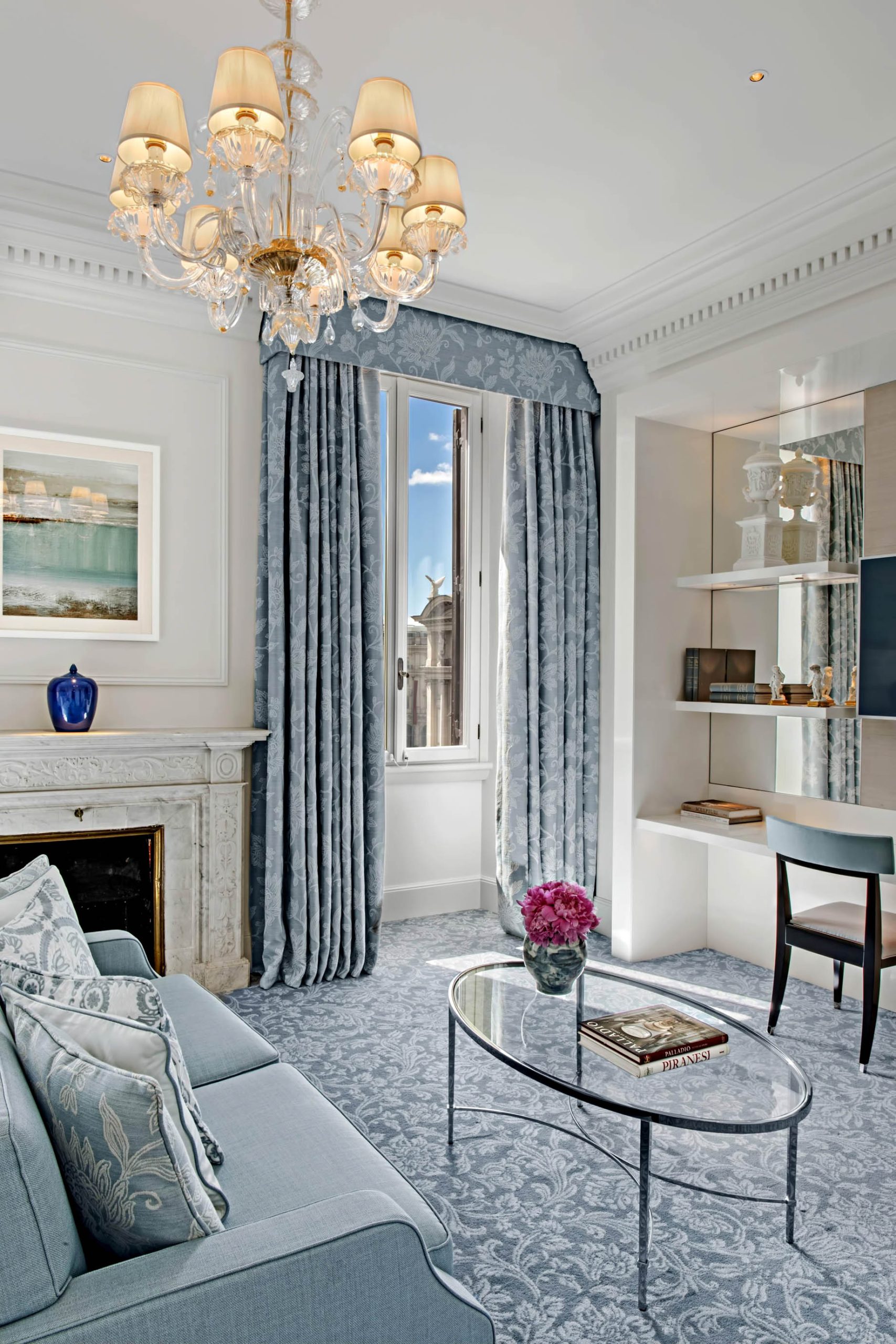 The St. Regis Rome Hotel - Rome, Italy - Imperial Room Lounge Area