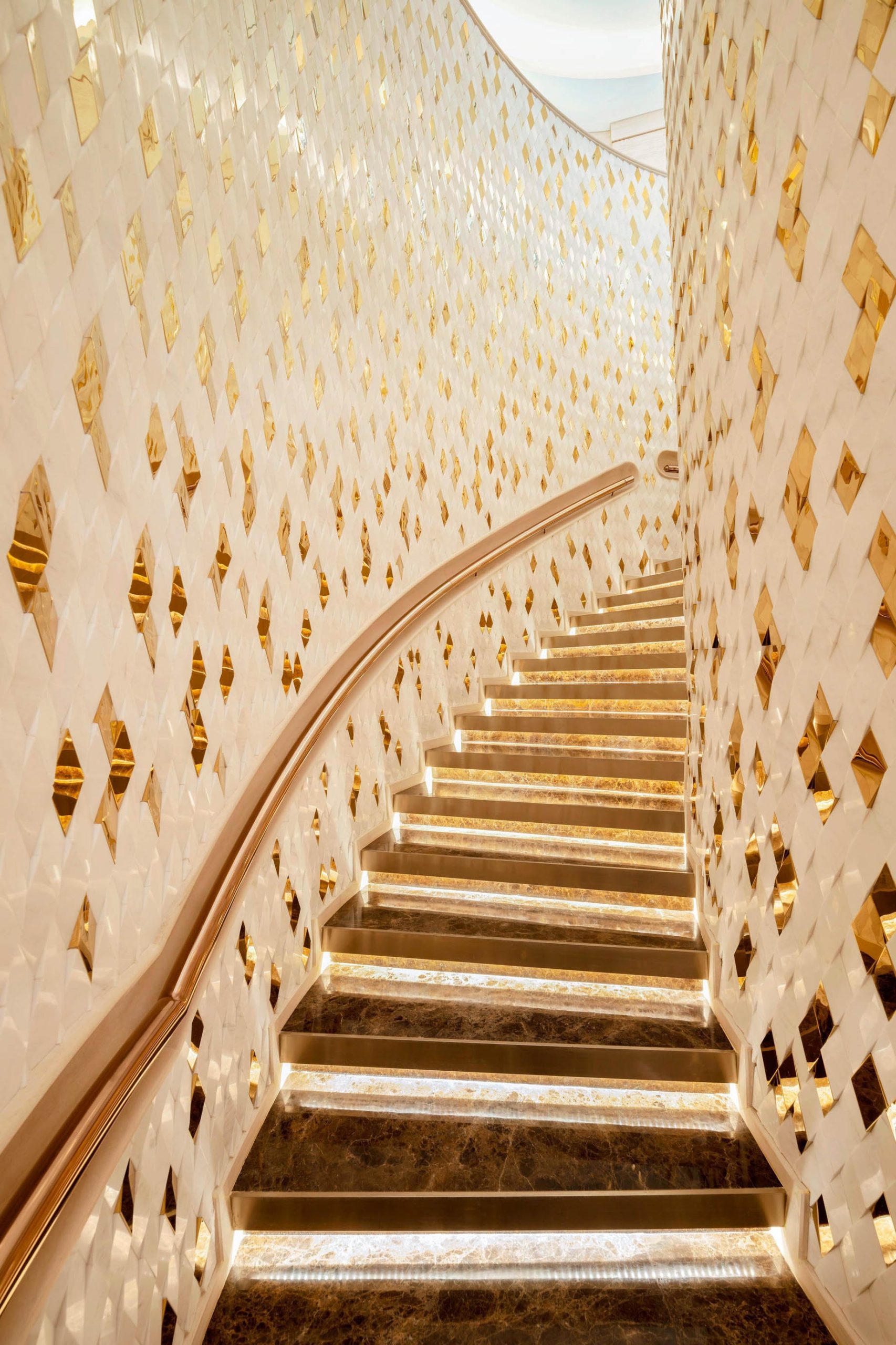 The St. Regis Zhuhai Hotel – Zhuhai, Guangdong, China – Iridium Spa Stairs