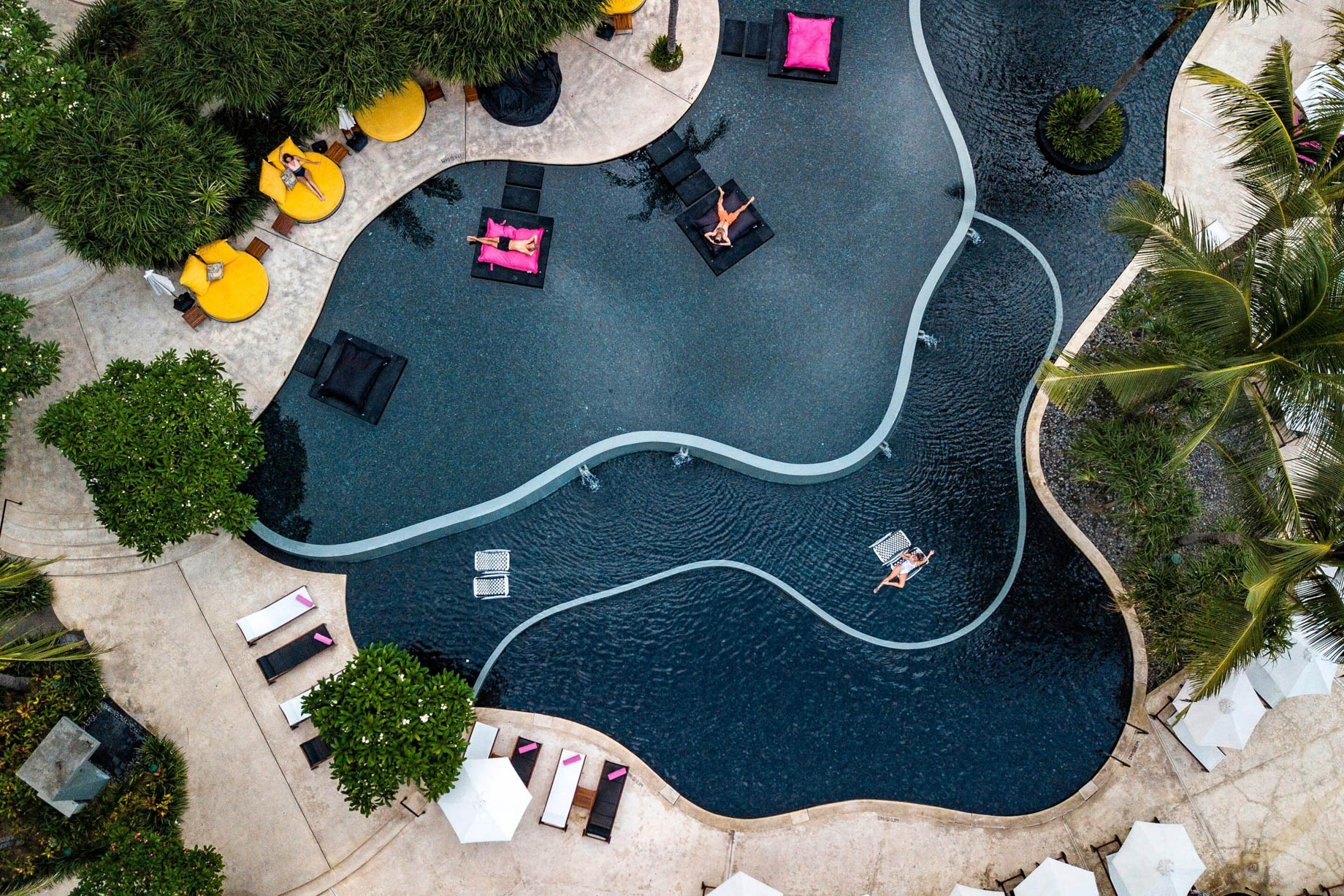W Bali Seminyak Resort – Seminyak, Indonesia – WET Pool Aerial View