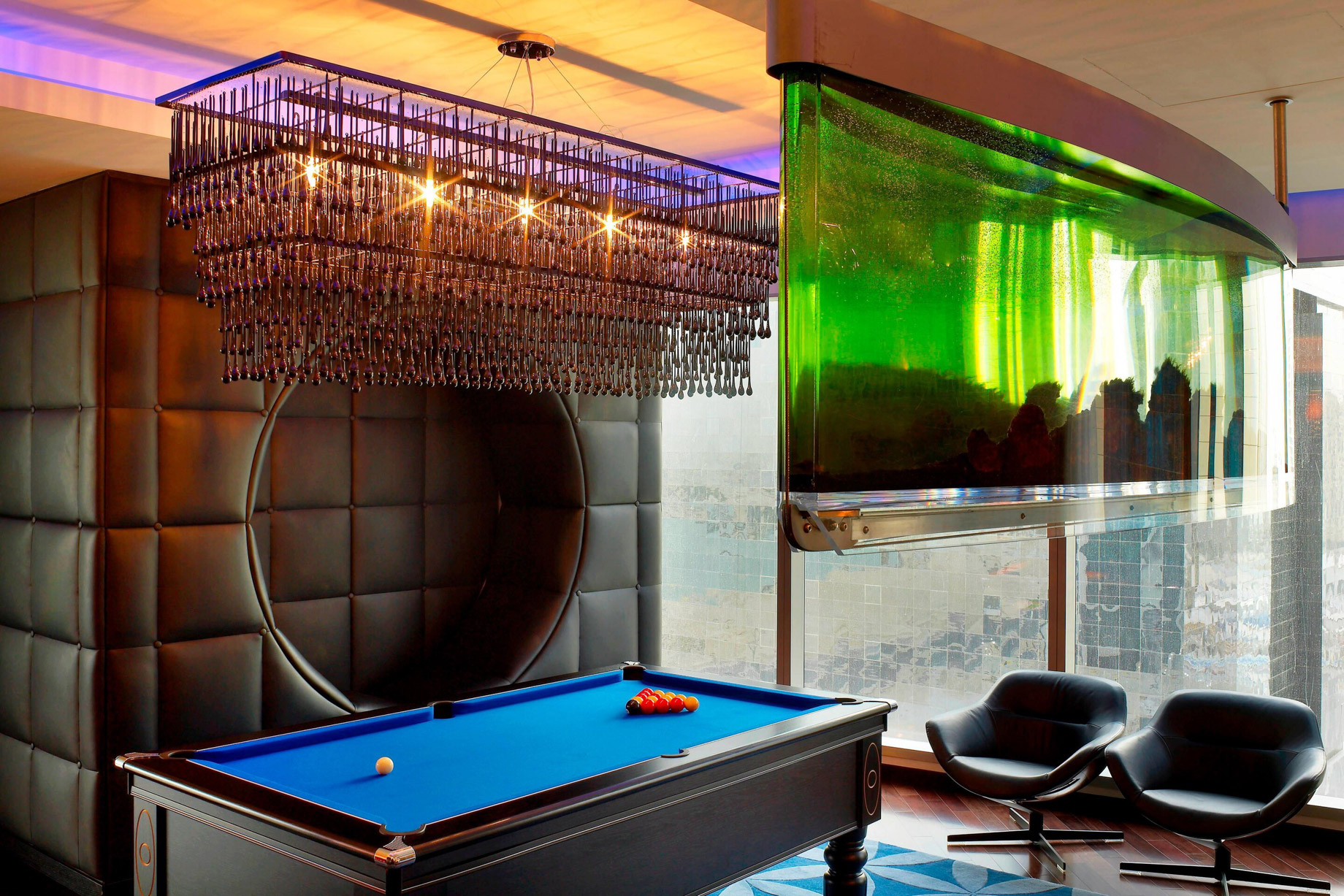 W Doha Hotel – Doha, Qatar – E WOW Suite Pool Table