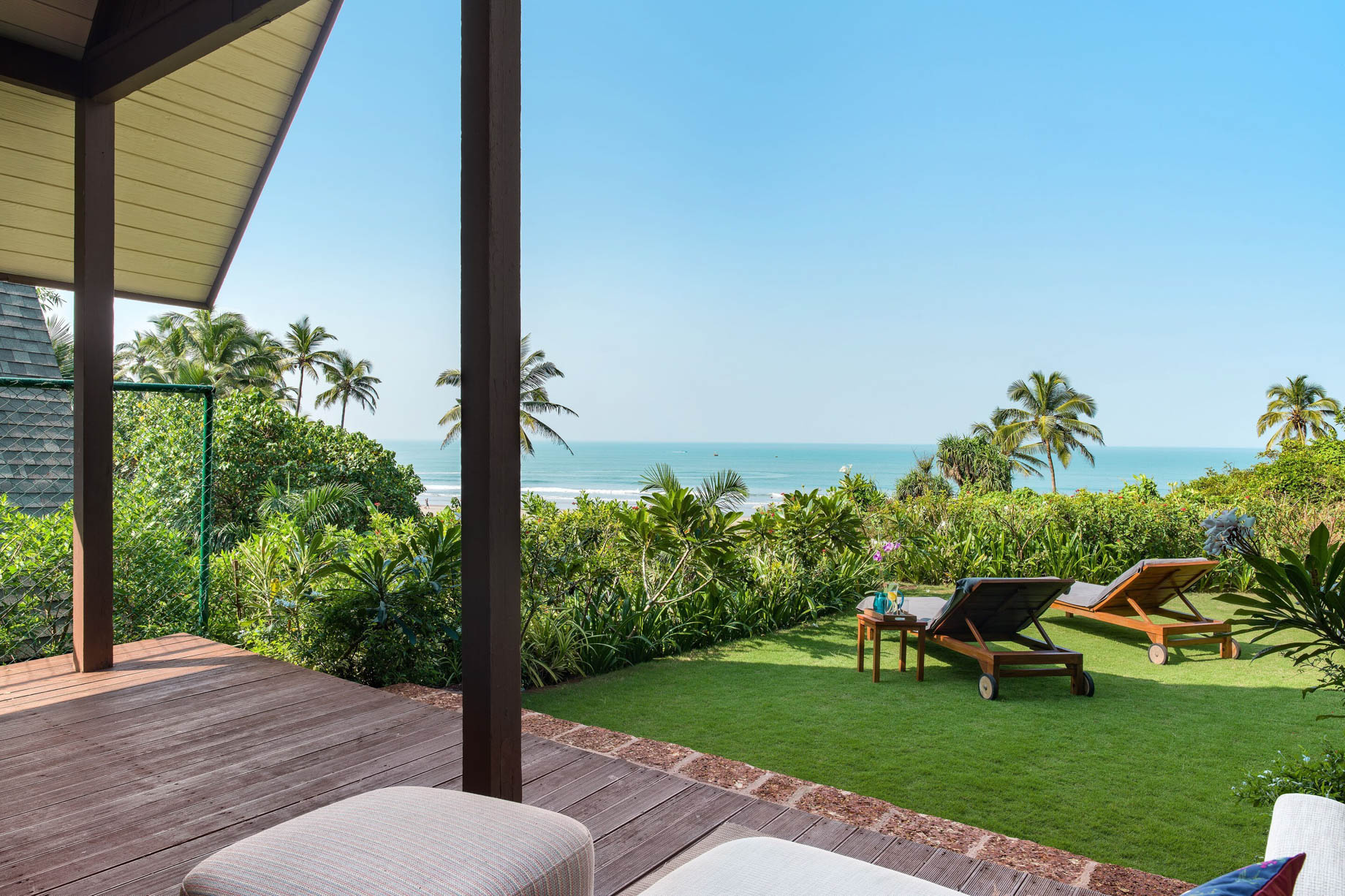 W Goa Vagator Beach Resort – Goa, India – Fantastic Sea View Chalet Deck