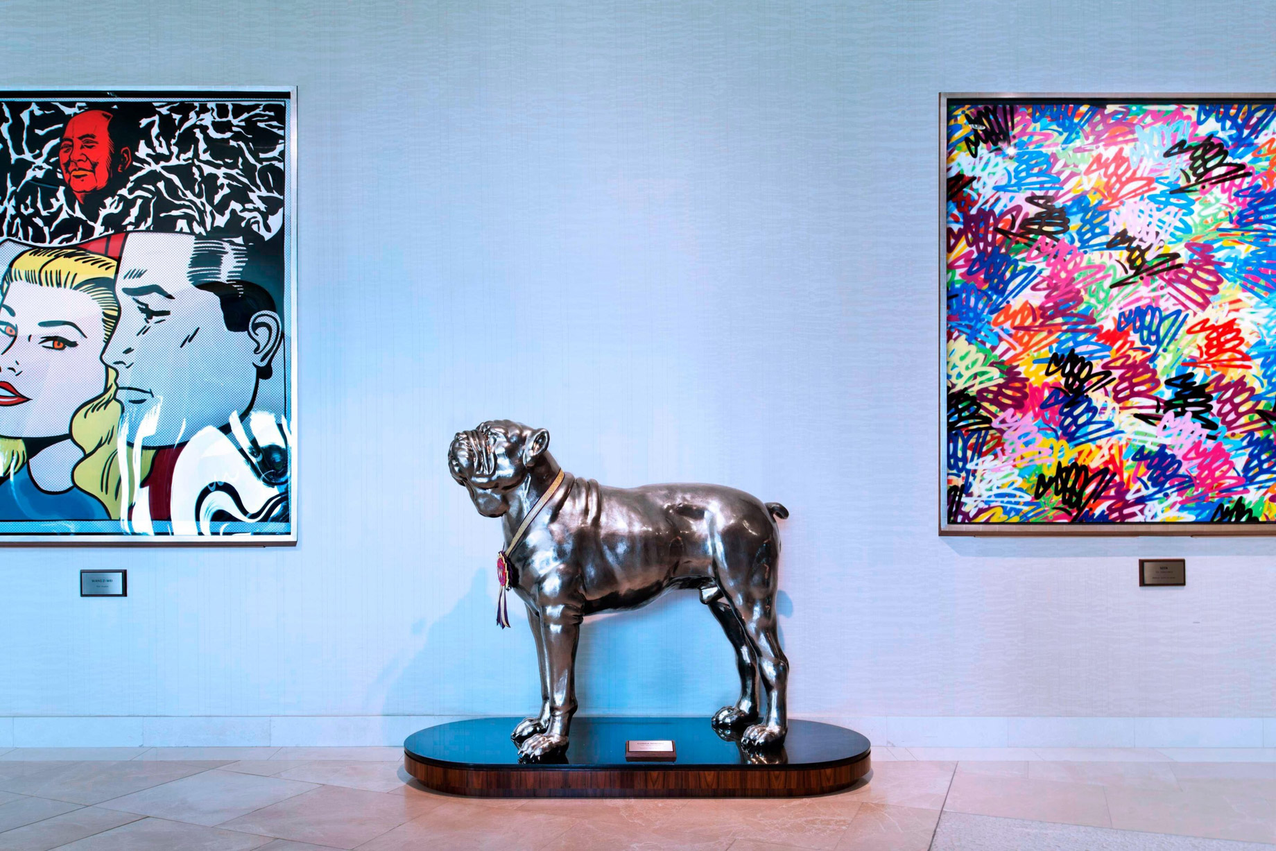 W Singapore Sentosa Cove Hotel – Singapore – Welcome Area Art Pieces