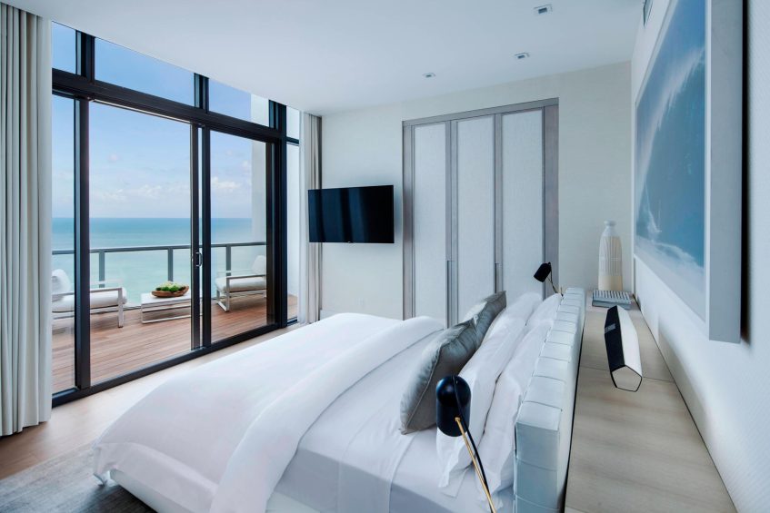 W South Beach Hotel - Miami Beach, FL, USA - Amplified Penthouse Suite Bedroom