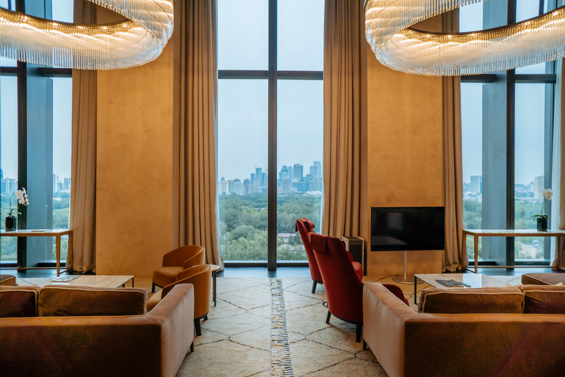 Bvlgari Hotel Beijing – Beijing, China – Bulgari Suite Living Room View