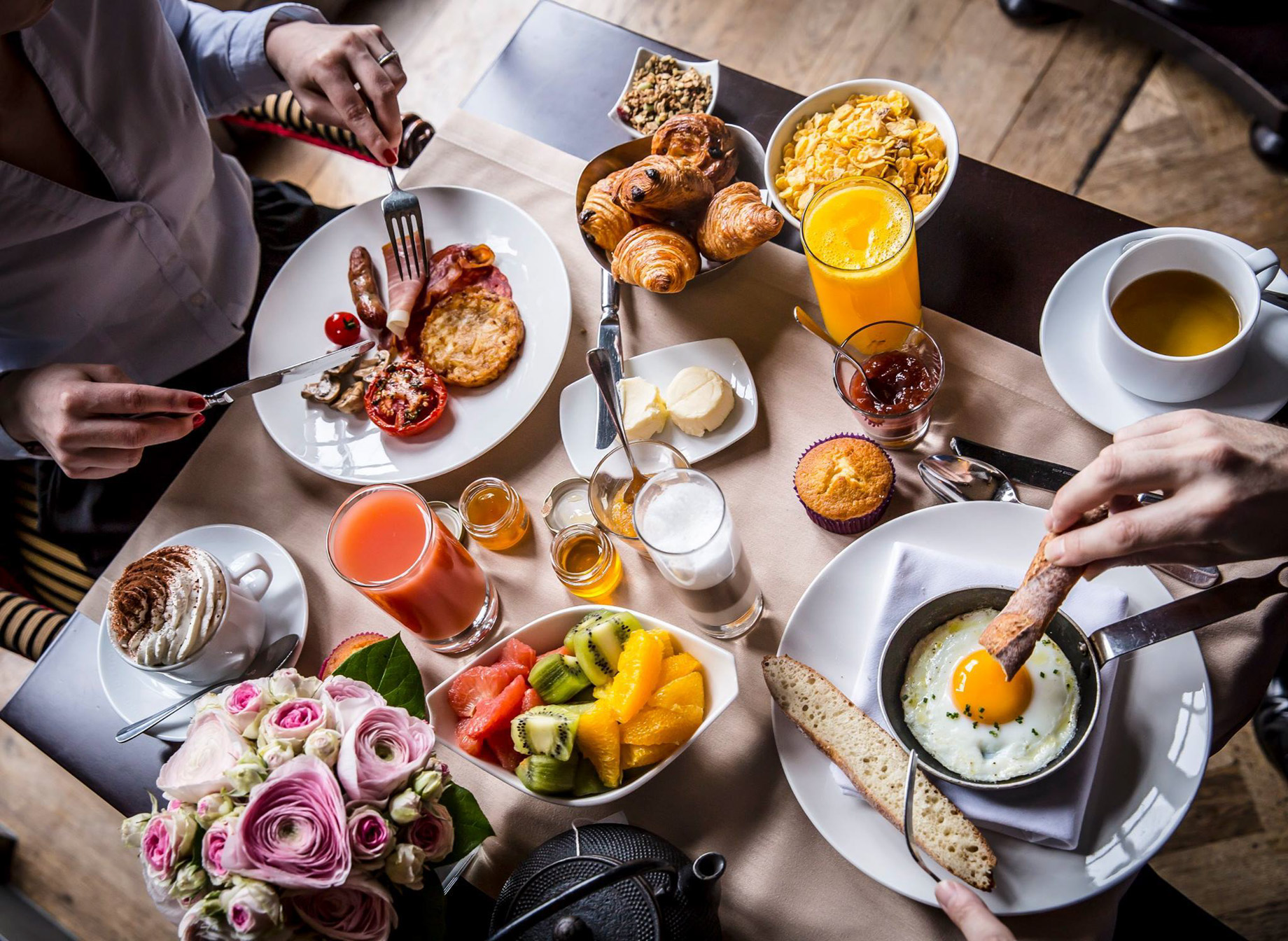 InterContinental Bordeaux Le Grand Hotel - Bordeaux, France - Decadent Breakfast
