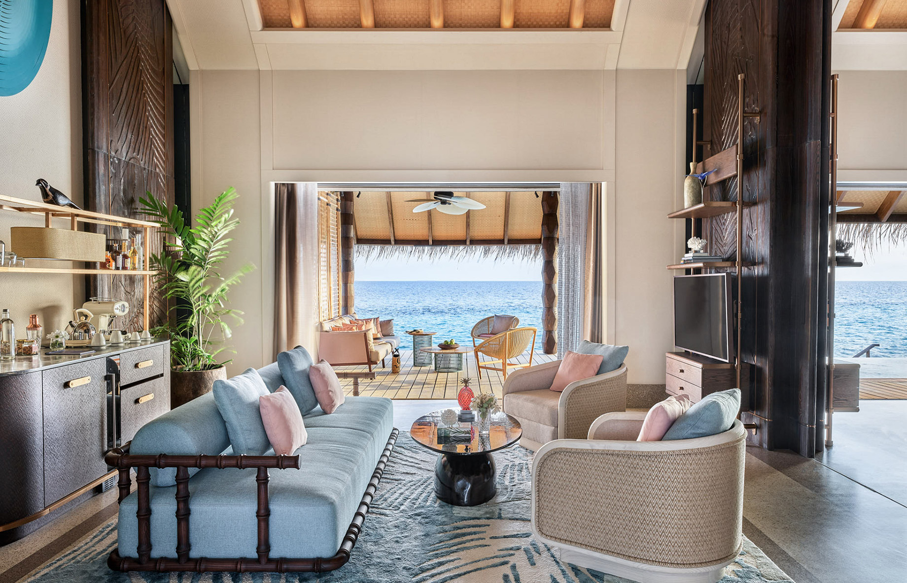 JOALI Maldives Resort - Muravandhoo Island, Maldives - Water Villa Living Room
