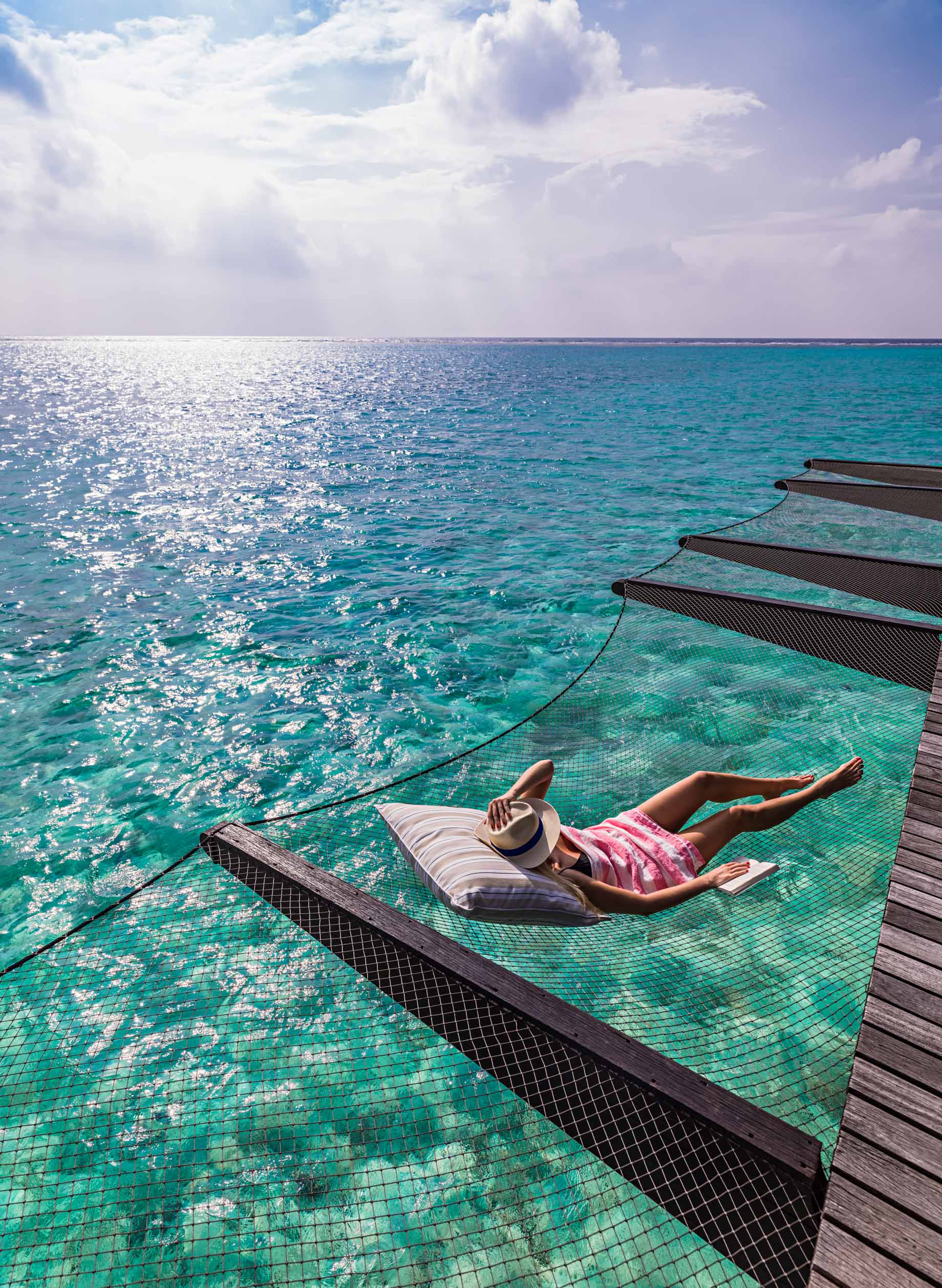 One&Only Reethi Rah Resort – North Male Atoll, Maldives – Overwater Villa Ocean Deck Net