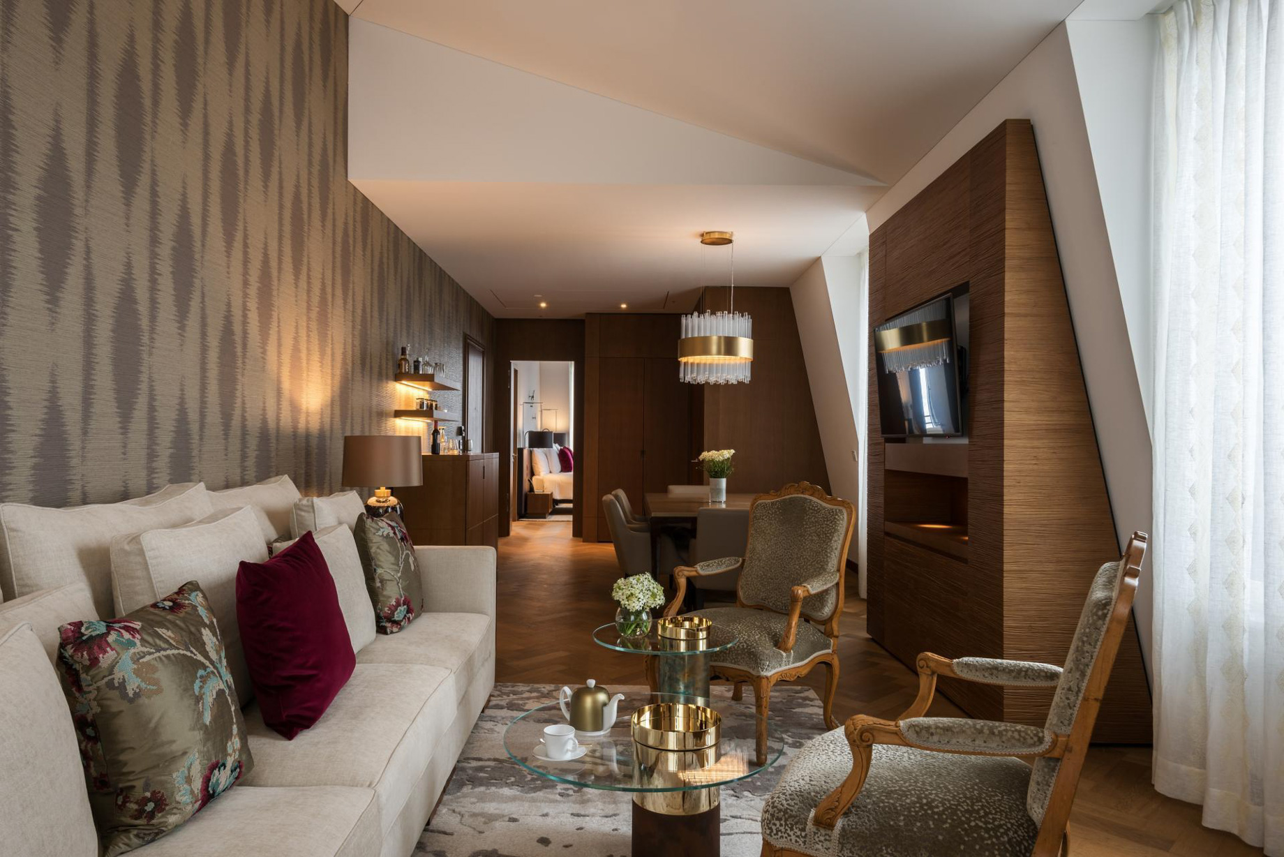 Palace Hotel – Burgenstock Hotels & Resort – Obburgen, Switzerland – Palace Grand Suite Living Room