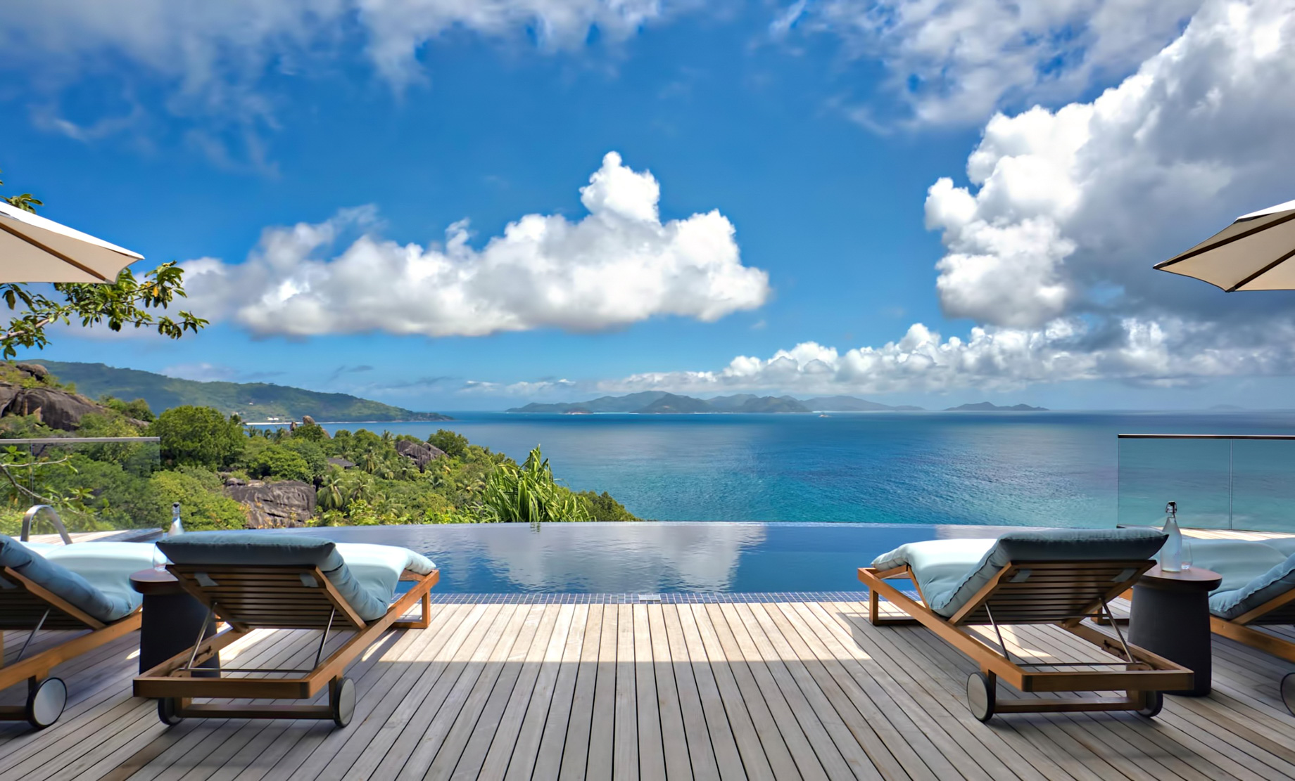 Six Senses Zil Pasyon Resort – Felicite Island, Seychelles – Three Bedroom Residence Pool Deck