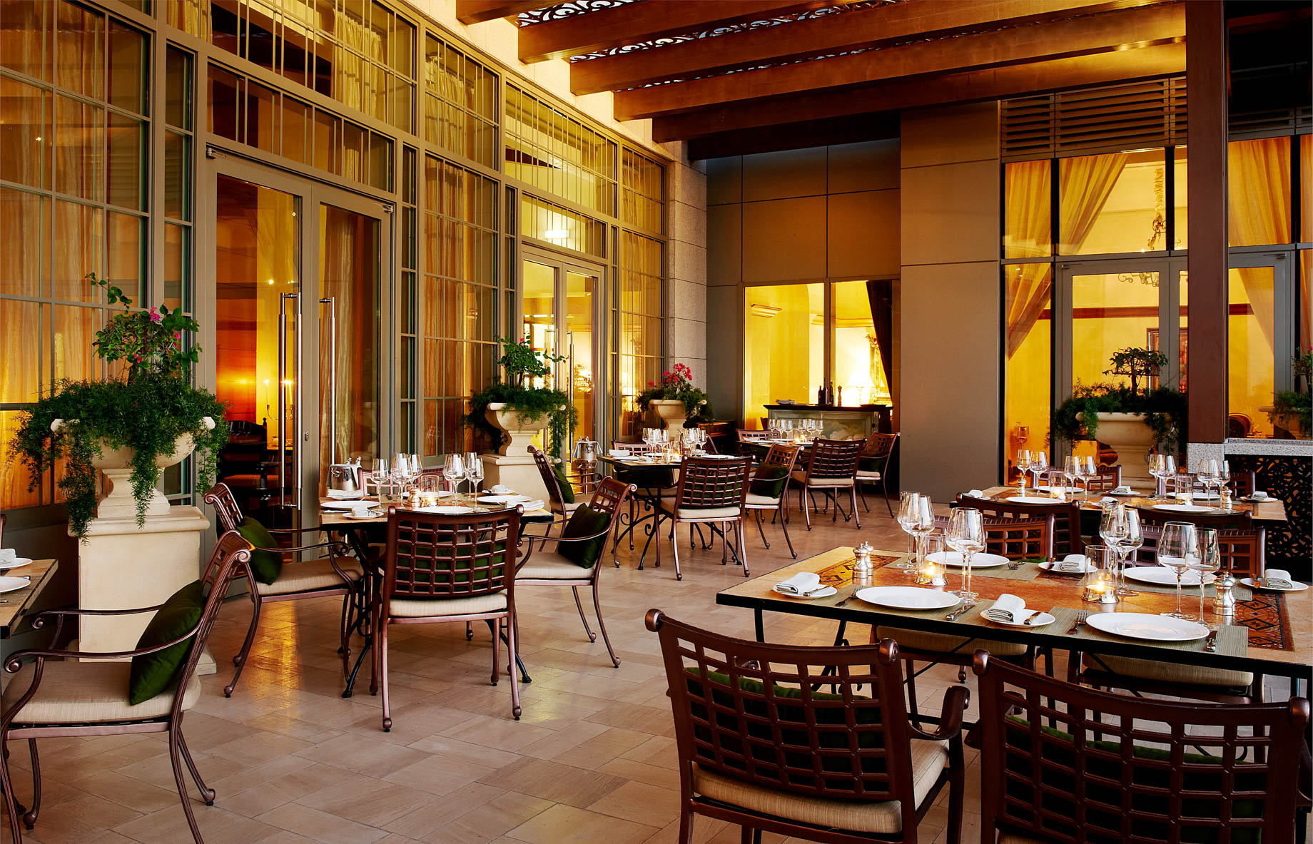 The St. Regis Abu Dhabi Hotel – Abu Dhabi, United Arab Emirates – Villa Toscana Restaurant Terrace