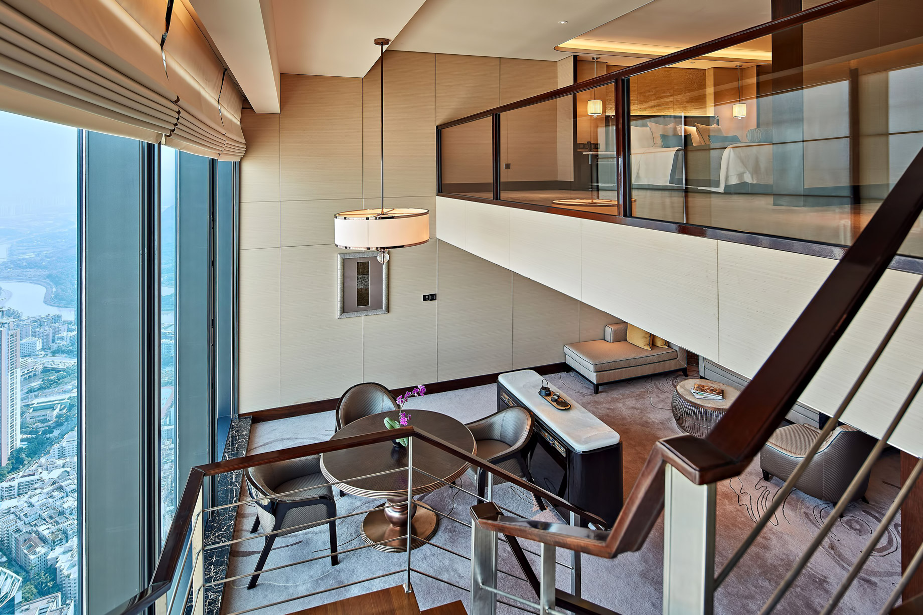 The St. Regis Shenzhen Hotel – Shenzhen, China – Duplex Suite Living Room