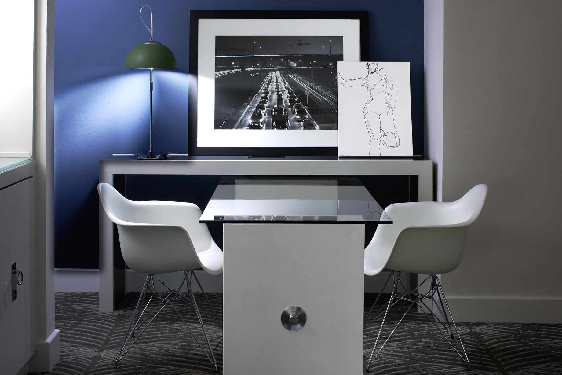 W Los Angeles West Beverly Hills Hotel – Los Angeles, CA, USA – Spectacular Suite Living Room Desk