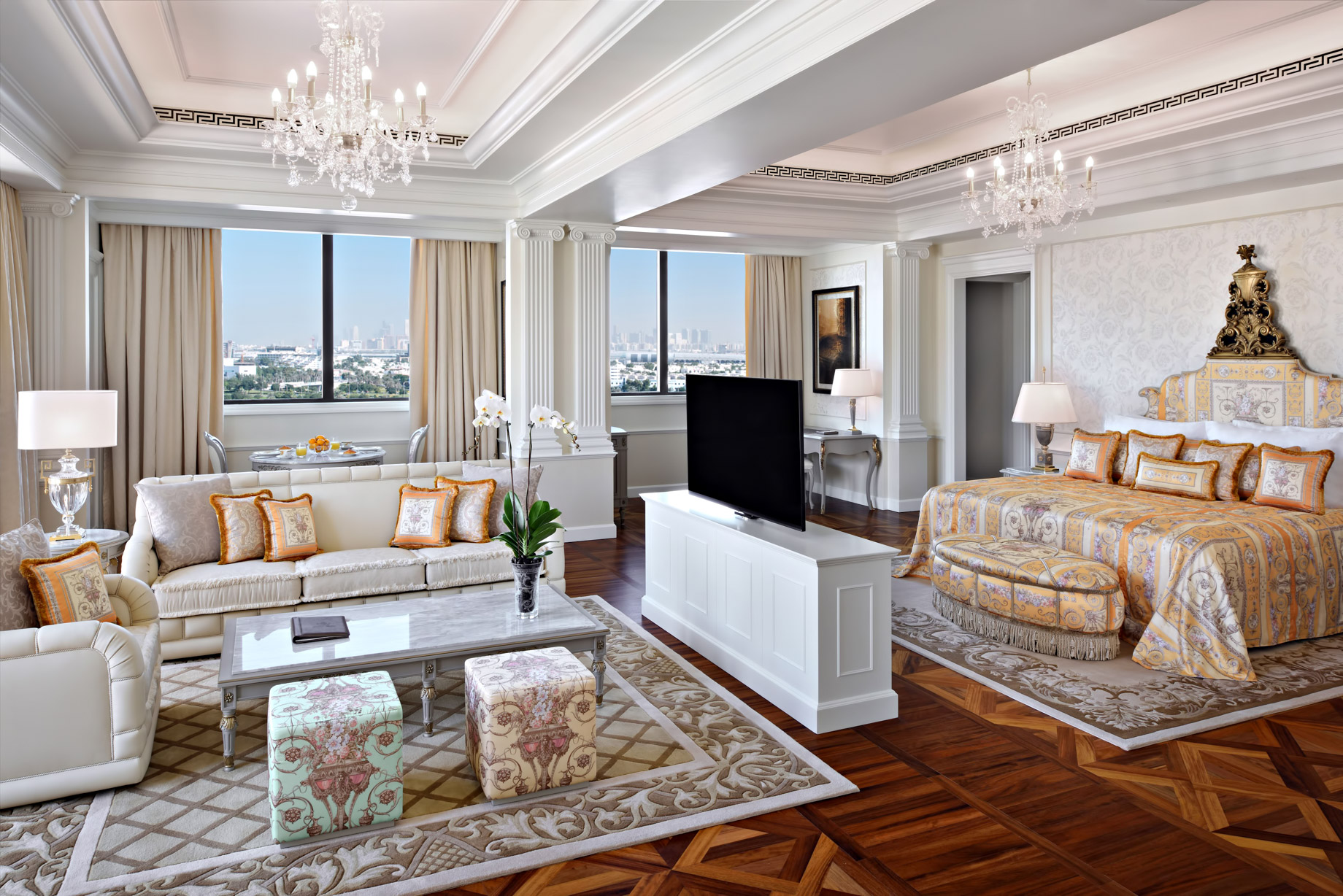 Palazzo Versace Dubai Hotel – Jaddaf Waterfront, Dubai, UAE – Imperial Suite Bedroom