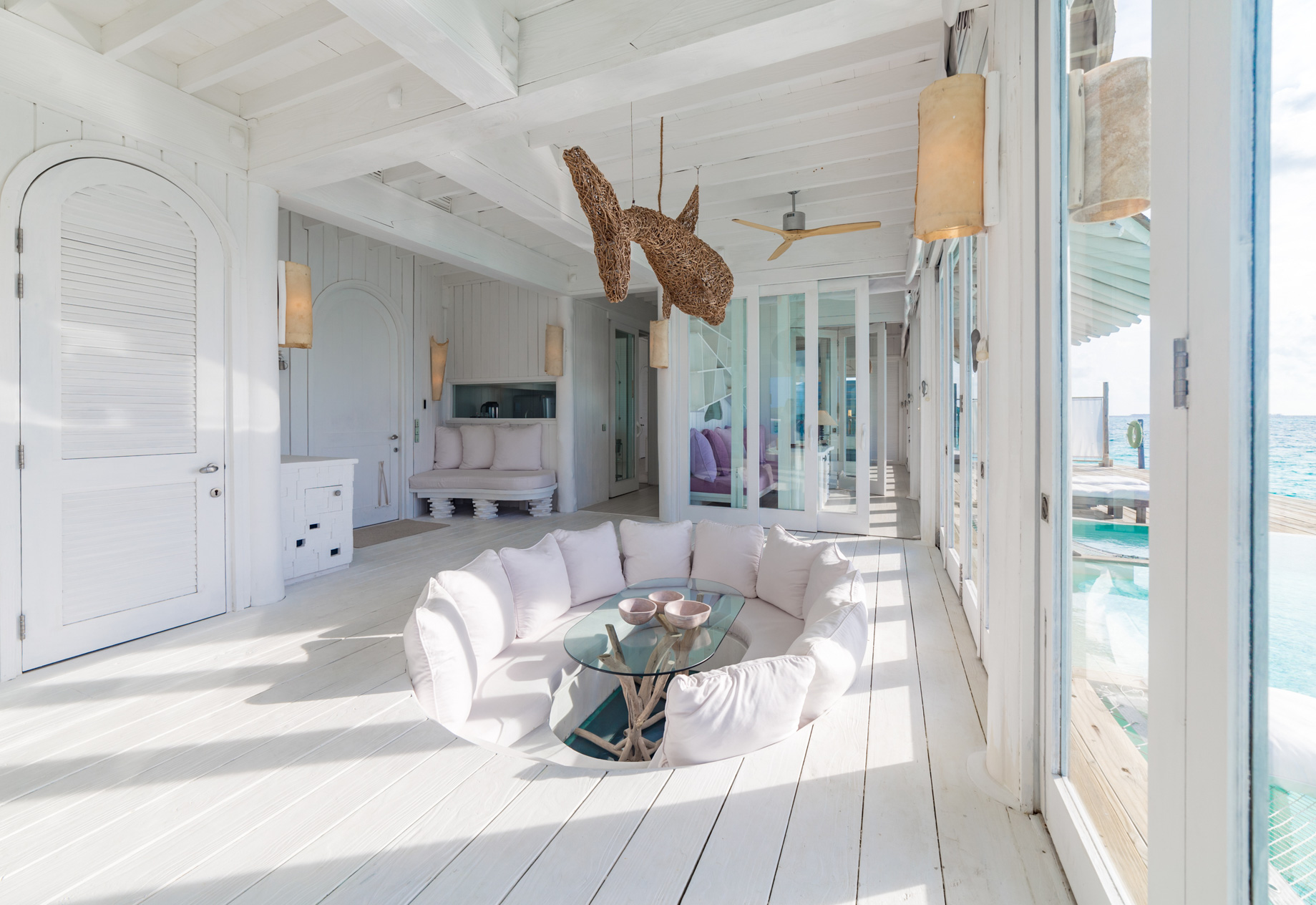 Soneva Jani Resort - Noonu Atoll, Medhufaru, Maldives - 3 Bedroom Water Reserve Villa with Slide Living Area