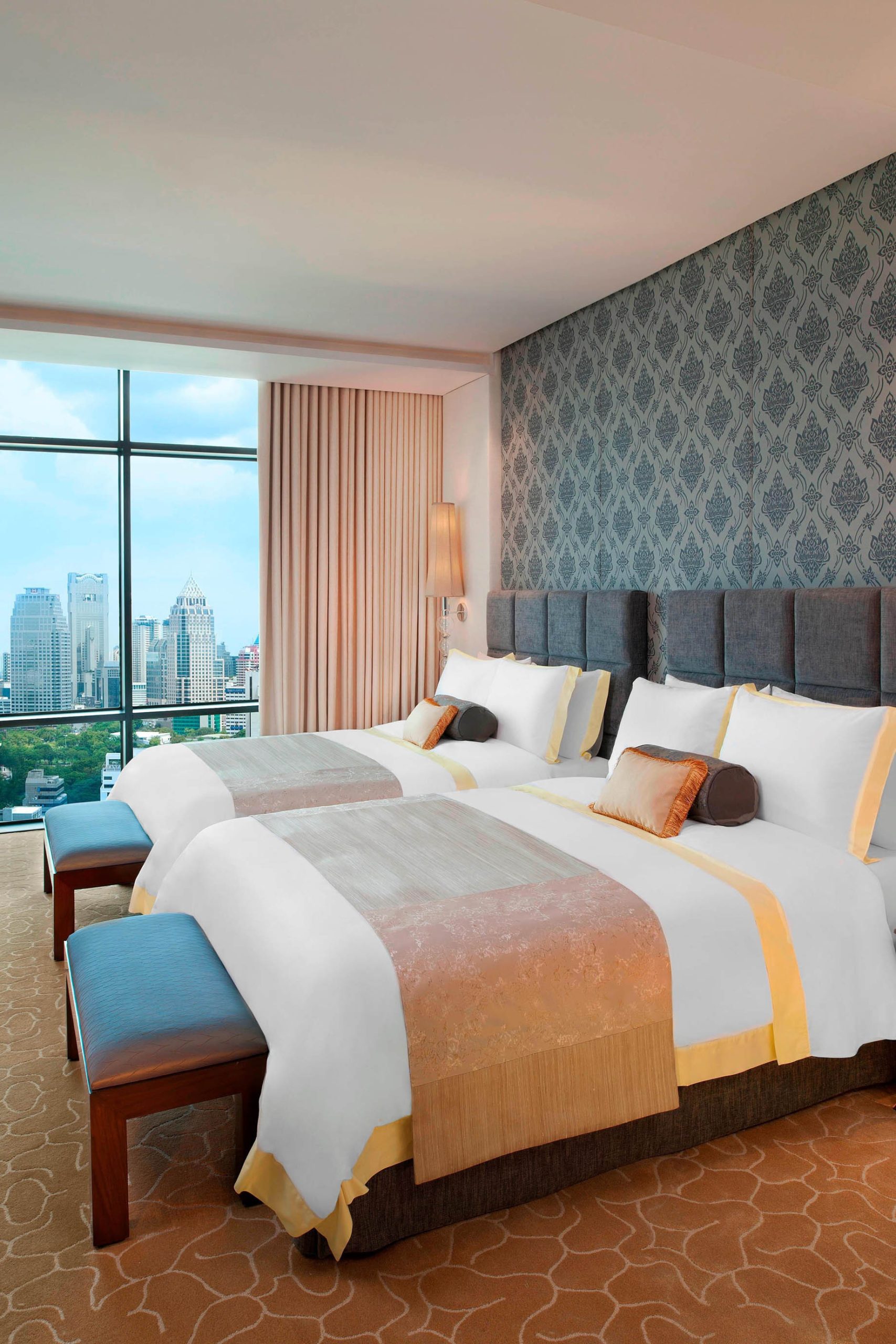The St. Regis Bangkok Hotel – Bangkok, Thailand – Two Bedroom John Jacob Astor Suite Double Guest Bedroom